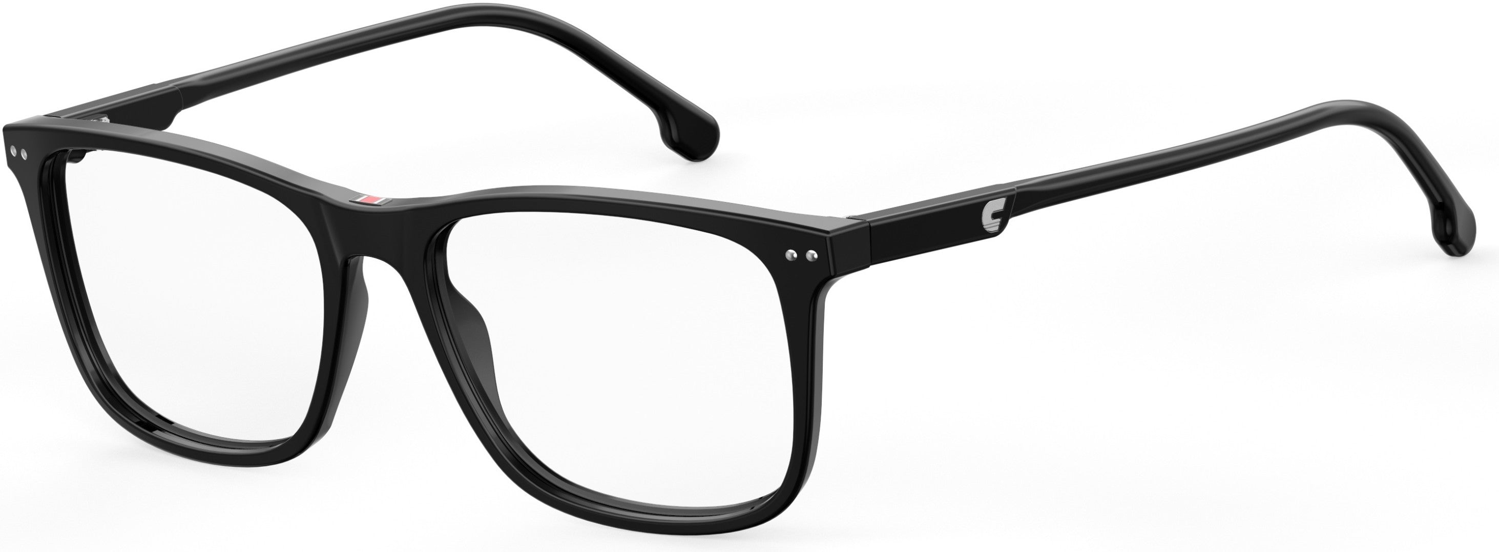 Carrera 2012/T Rectangular Eyeglasses 0807-0807  Black (00 Demo Lens)