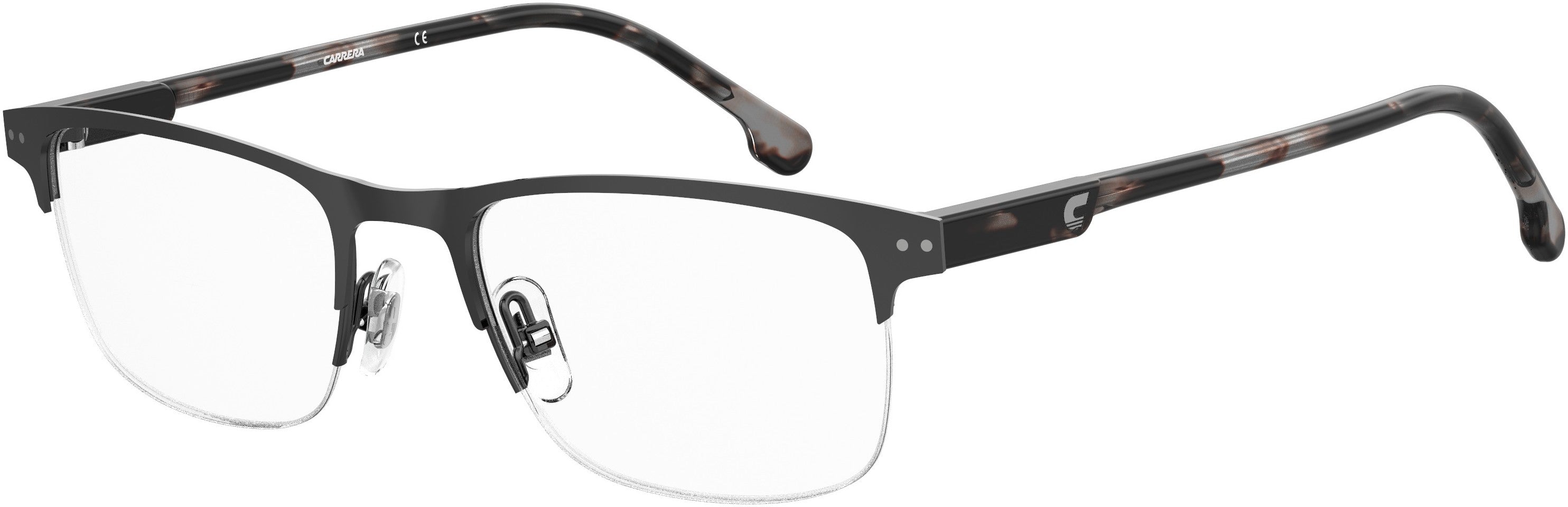  Carrera 2019/T Rectangular Eyeglasses 0V81-0V81  Dark Ruthenium Black (00 Demo Lens)