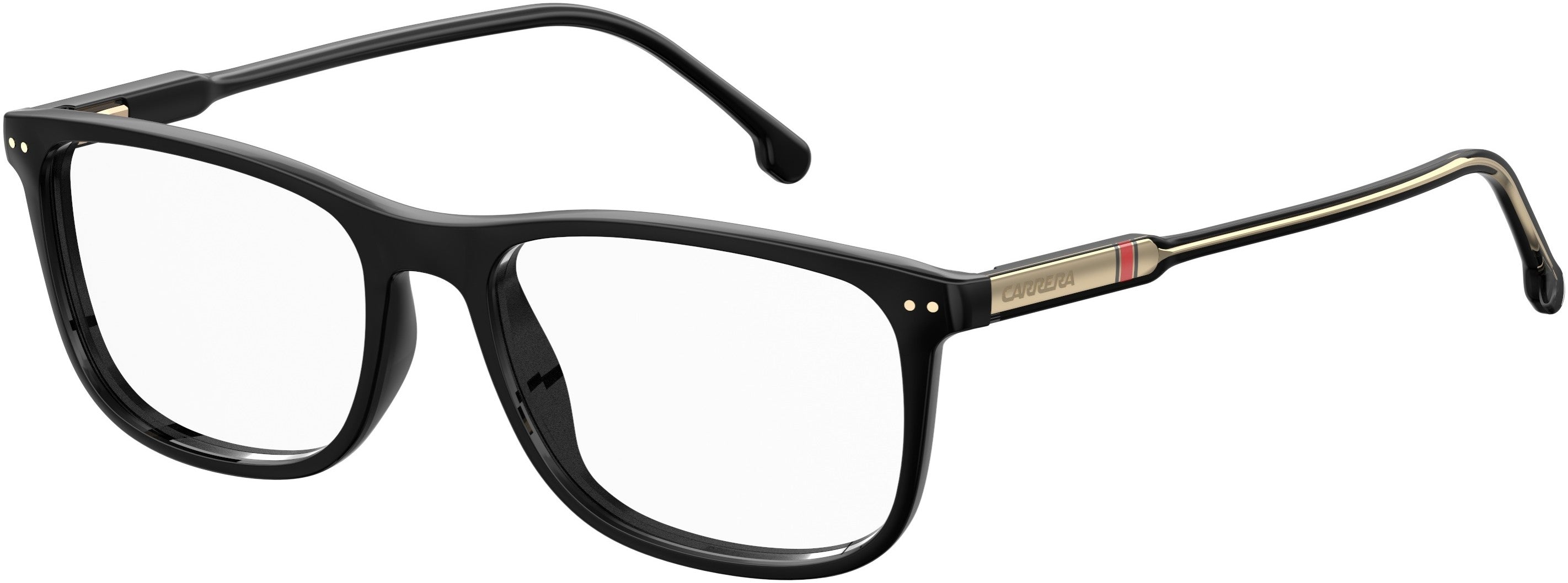  Carrera 202 Rectangular Eyeglasses 0807-0807  Black (00 Demo Lens)