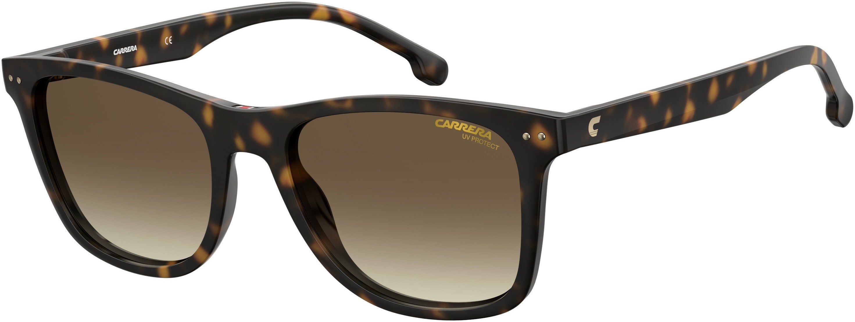  Carrera 2022T/S Rectangular Sunglasses 0086-0086  Dark Havana (HA Brown Gradient)