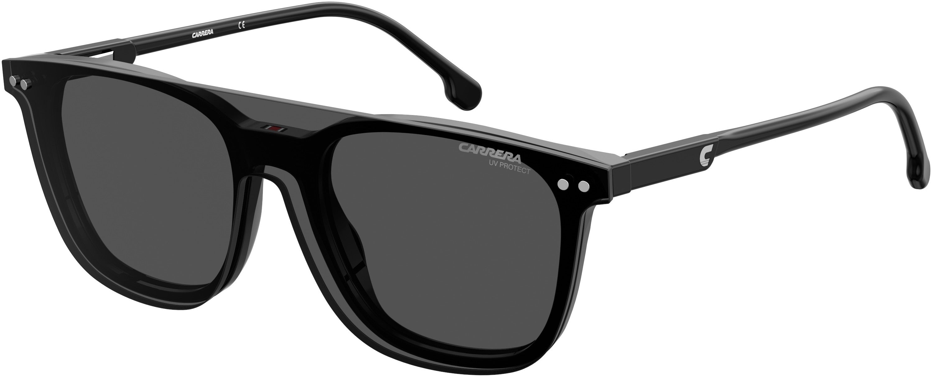 Carrera 2023T/c Rectangular Sunglasses 0807-0807  Black (IR Gray)