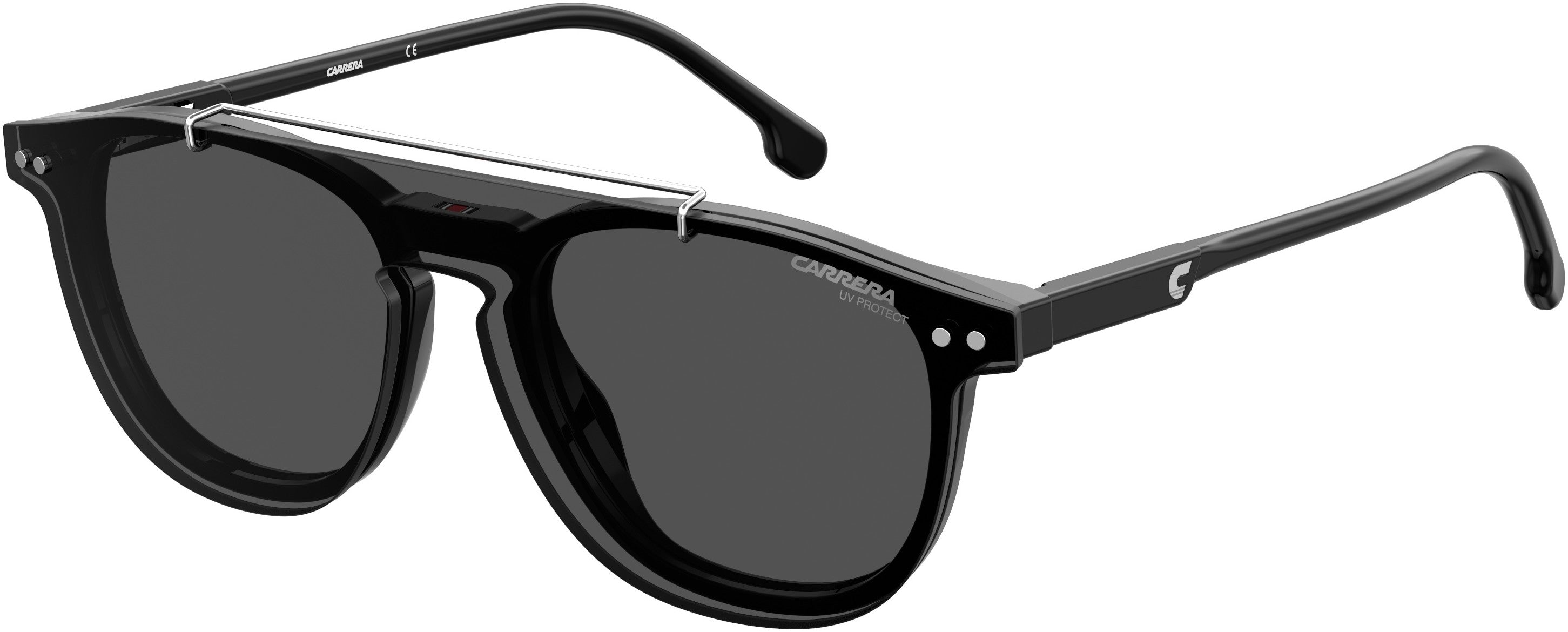  Carrera 2024T/c Rectangular Sunglasses 0807-0807  Black (IR Gray)