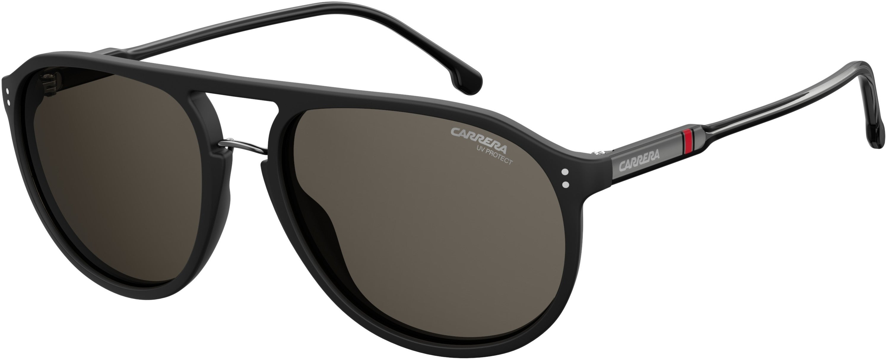  Carrera 212/S Aviator Sunglasses 0003-0003  Matte Black (IR Gray)