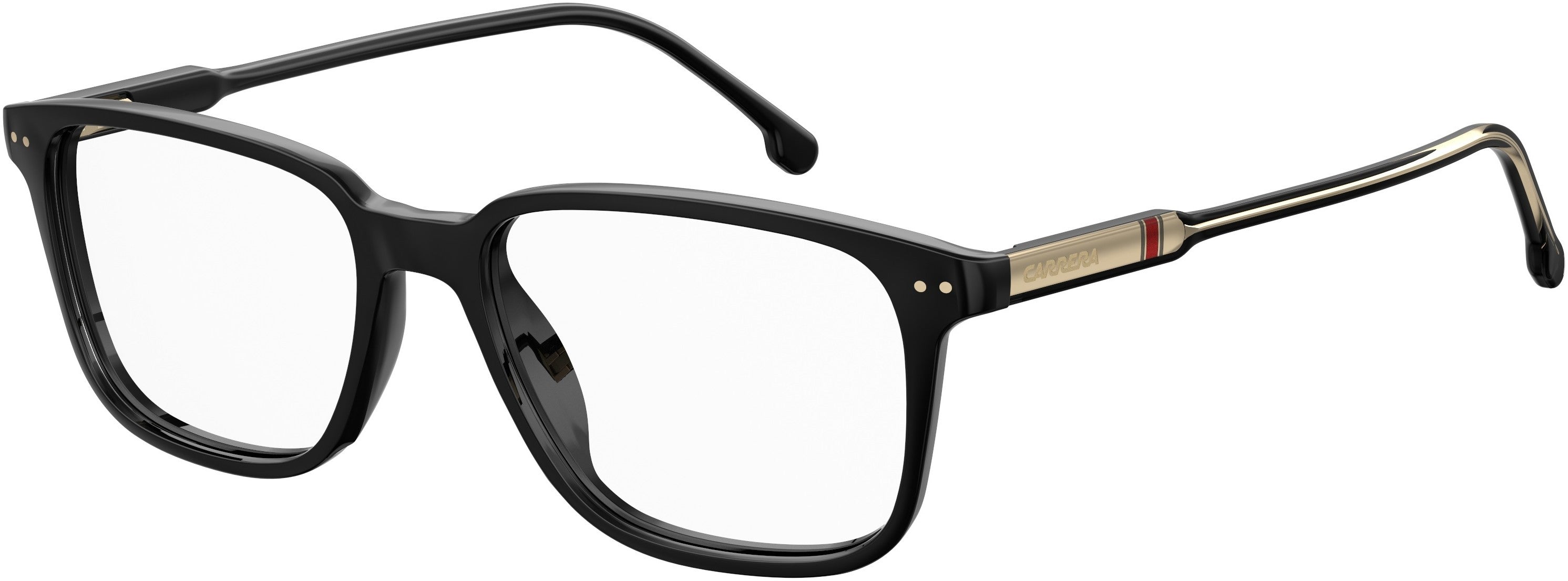 Carrera 213 Rectangular Eyeglasses 0807-0807  Black (00 Demo Lens)