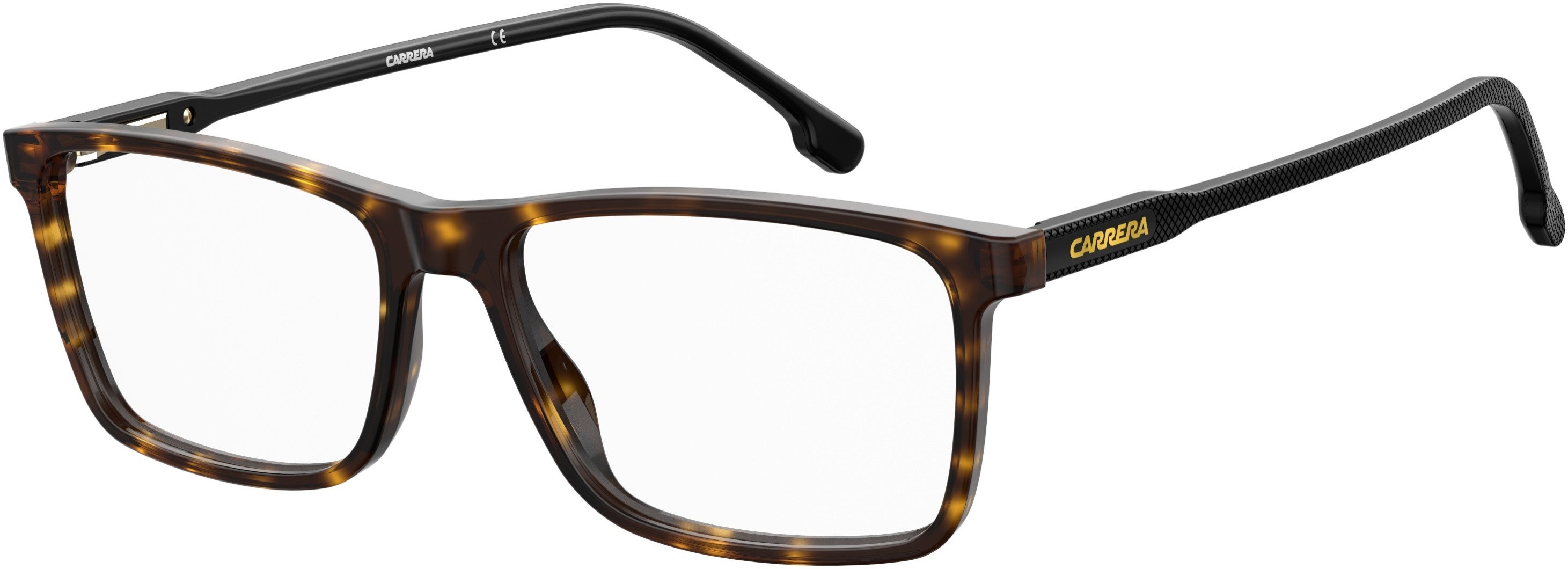  Carrera 225 Rectangular Eyeglasses 0086-0086  Dark Havana (00 Demo Lens)