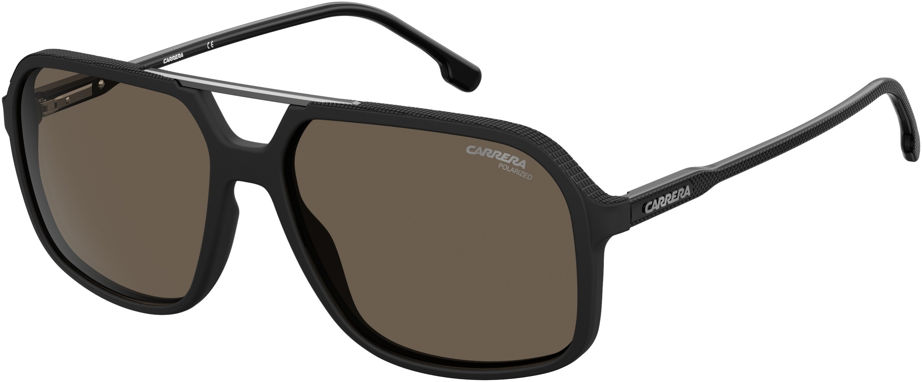  Carrera 229/S Rectangular Sunglasses 0003-0003  Matte Black (SP Bronze Pz)