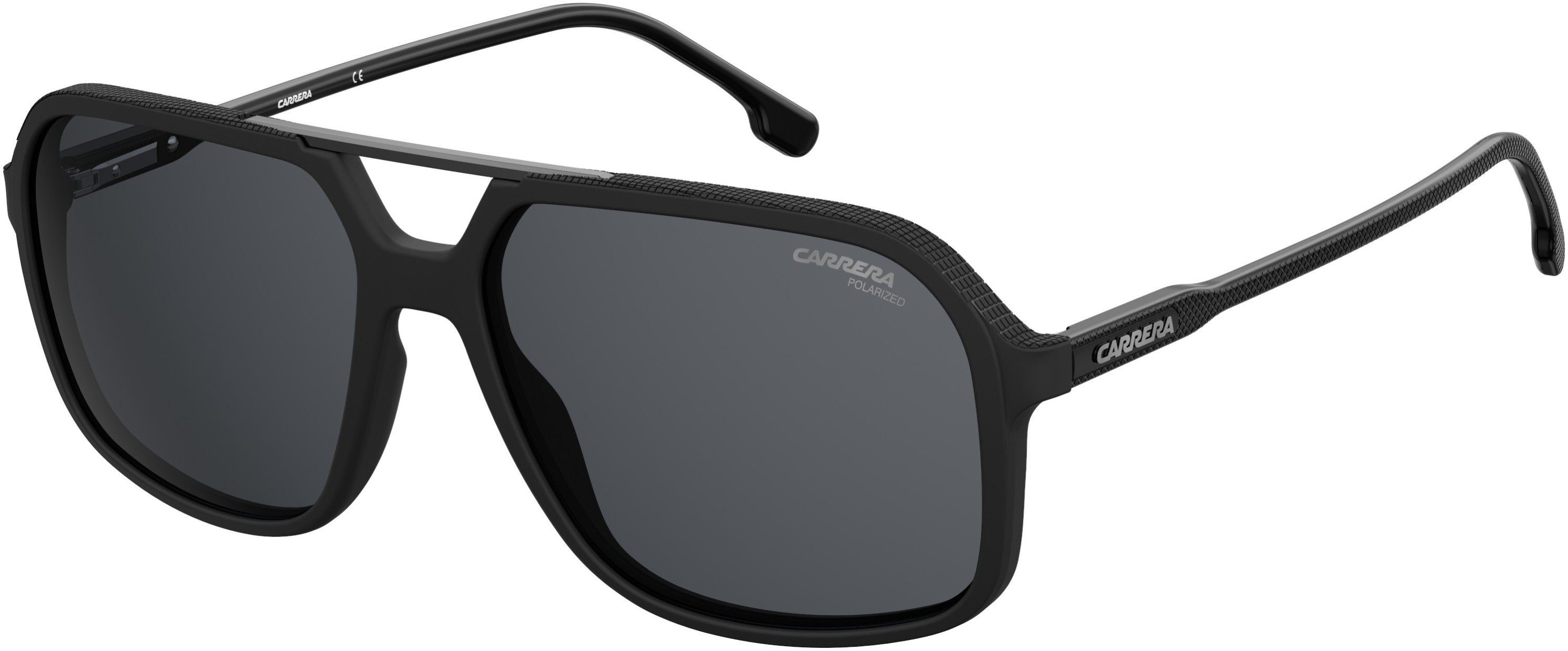  Carrera 229/S Rectangular Sunglasses 0807-0807  Black (IR Gray)