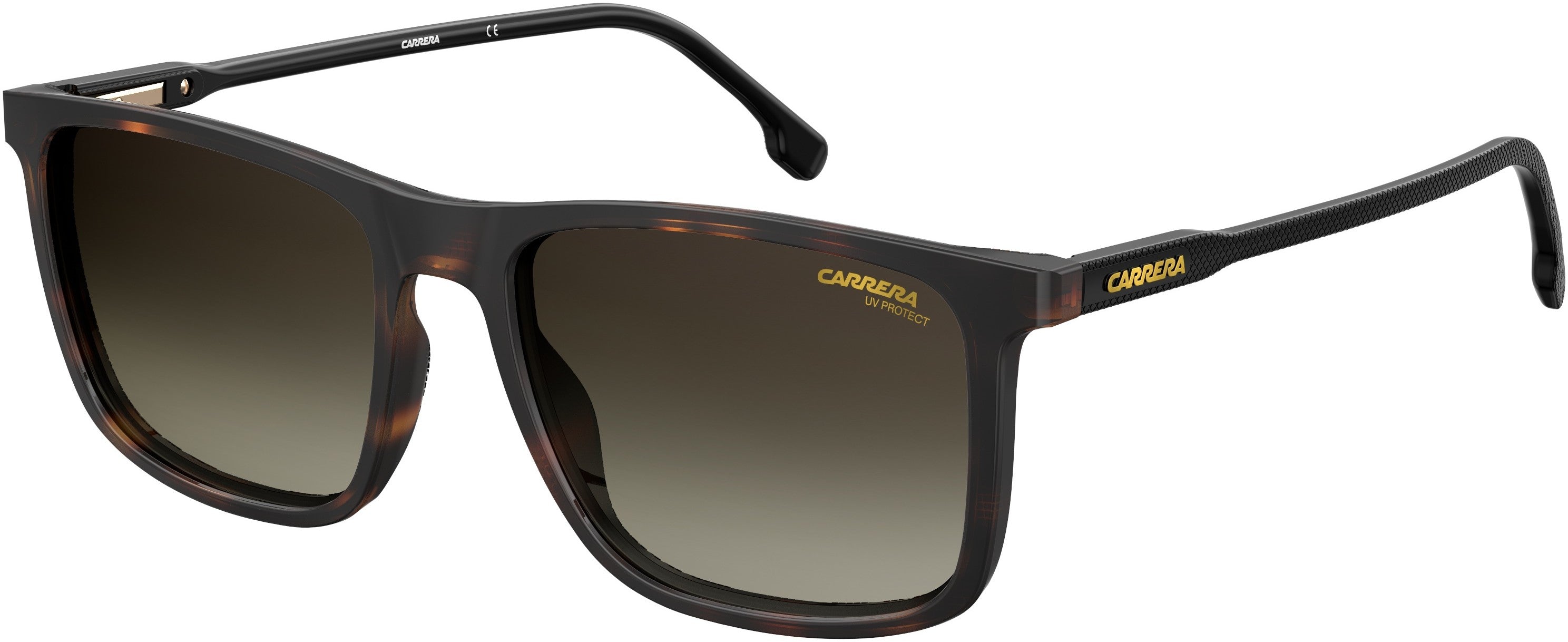  Carrera 231/S Rectangular Sunglasses 0086-0086  Dark Havana (HA Brown Gradient)