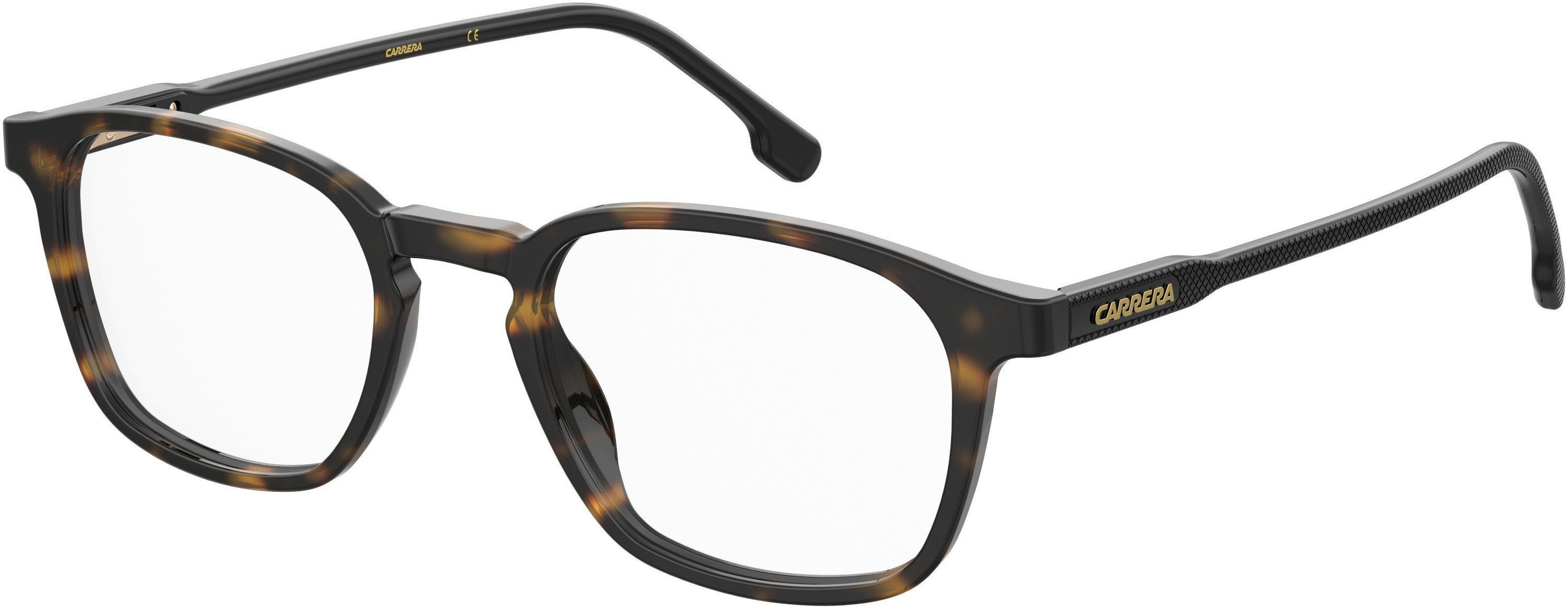  Carrera 244 Rectangular Eyeglasses 0086-0086  Dark Havana (00 Demo Lens)