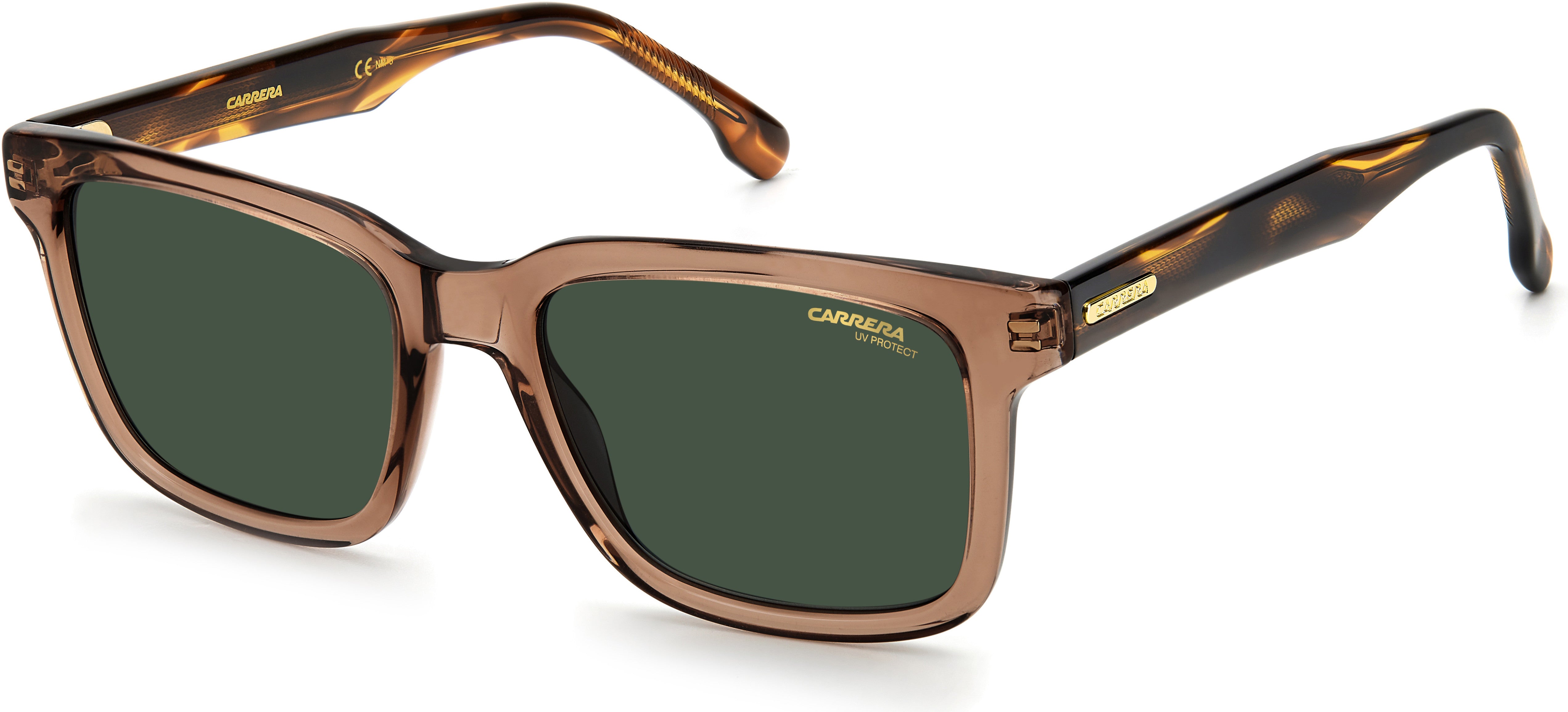  Carrera 251/S Rectangular Sunglasses 009Q-009Q  Brown (QT Green)