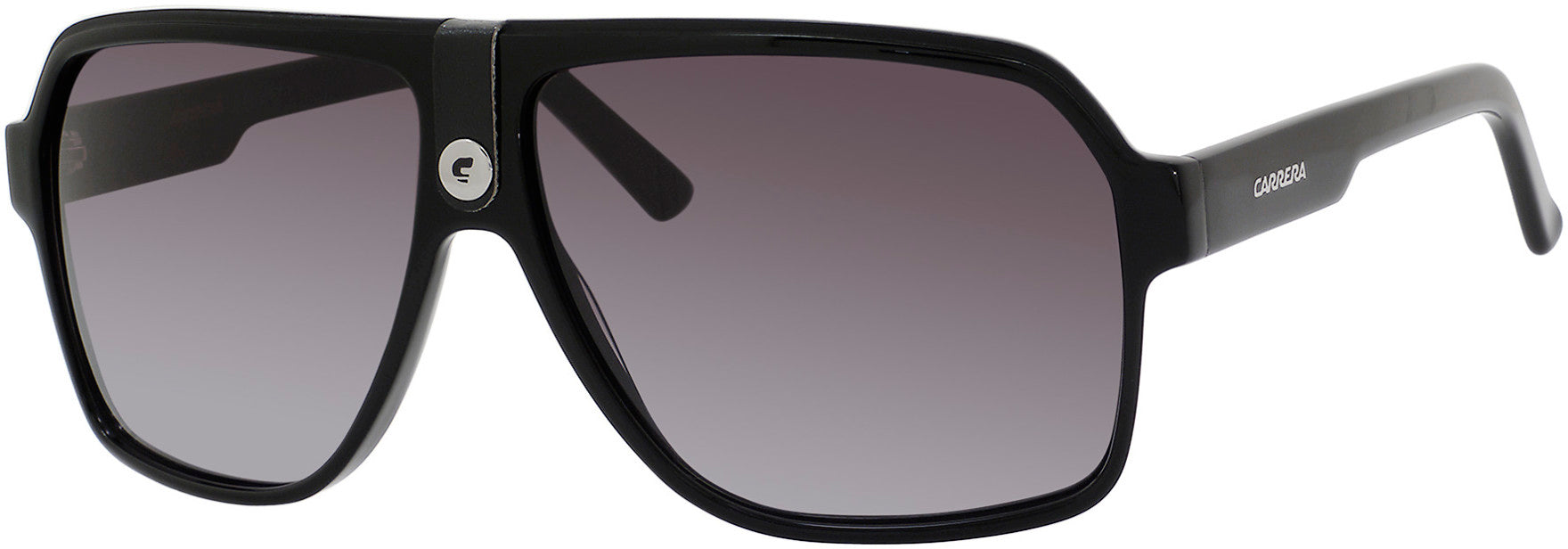  Carrera 33/S Rectangular Sunglasses 0807-0807  Black (PT Gray Gradient)