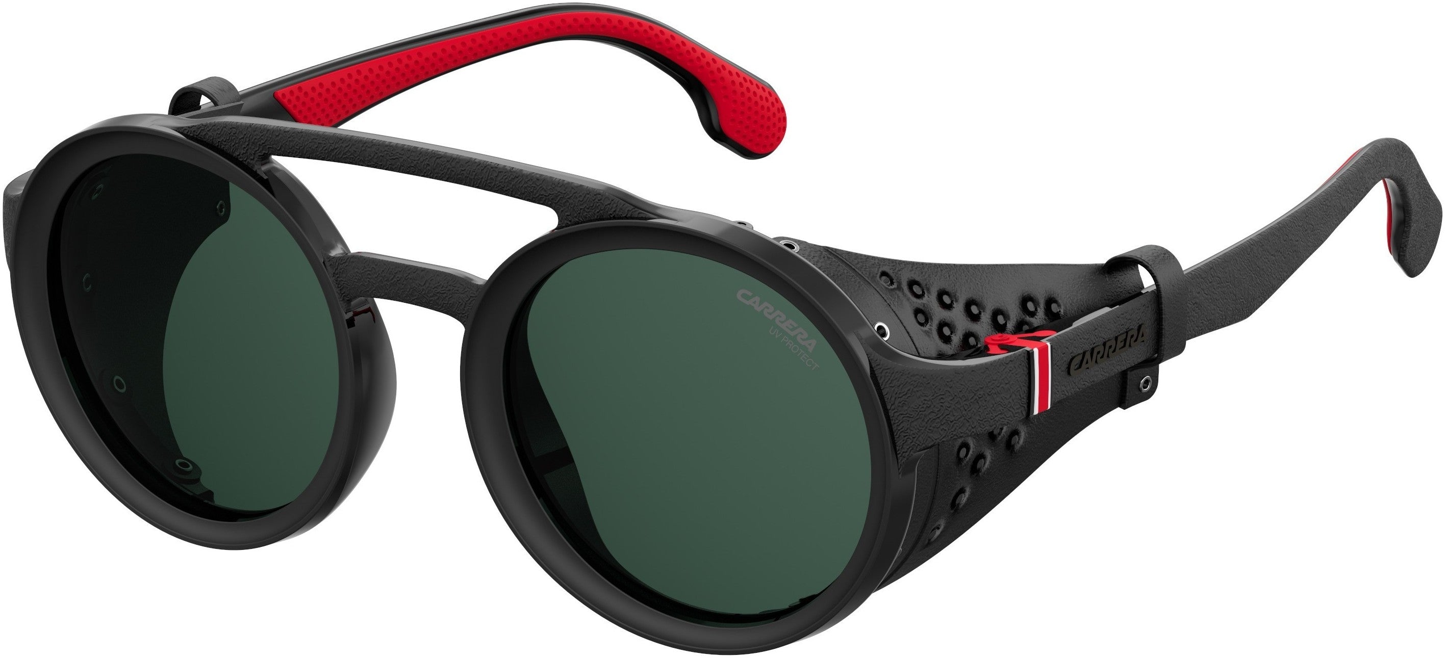  Carrera 5046/S Oval Modified Sunglasses 0807-0807  Black (QT Green)