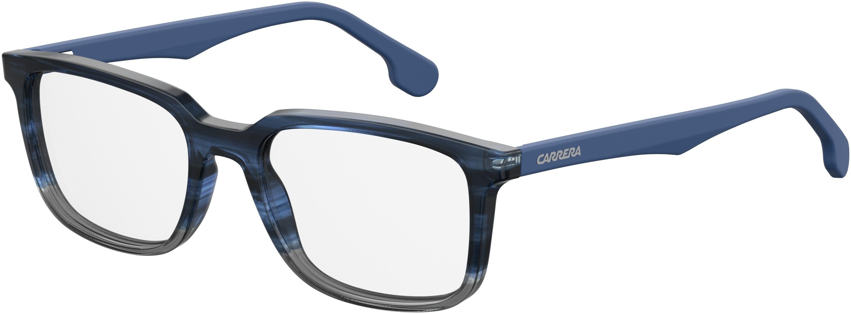  Carrera 5546/V Rectangular Eyeglasses 0IPR-0IPR  Havana Blue (00 Demo Lens)