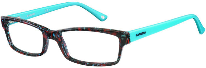  Carrera 6171 Rectangular Eyeglasses 01UO-01UO  Turquoise Redfanta (00 Demo Lens)