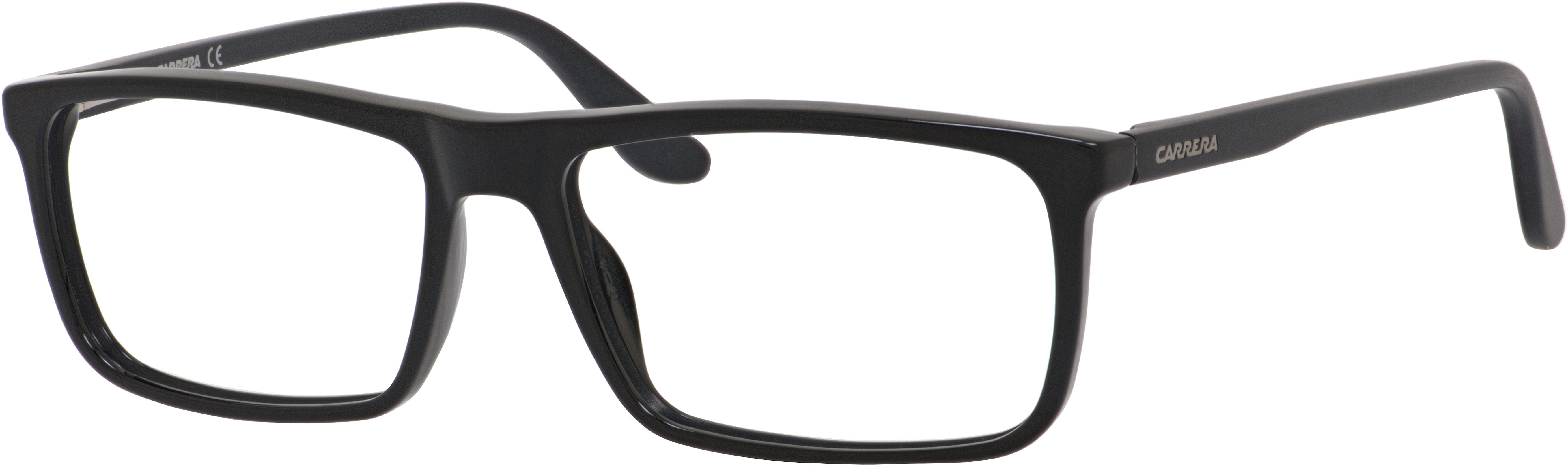  Carrera 6643 Rectangular Eyeglasses 064H-064H  Black / Matte Black (00 Demo Lens)