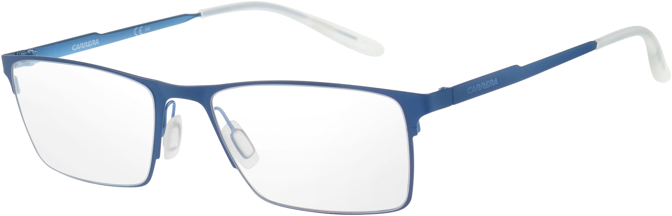  Carrera 6662 Rectangular Eyeglasses 0LXV-0LXV  Matte Blue (00 Demo Lens)