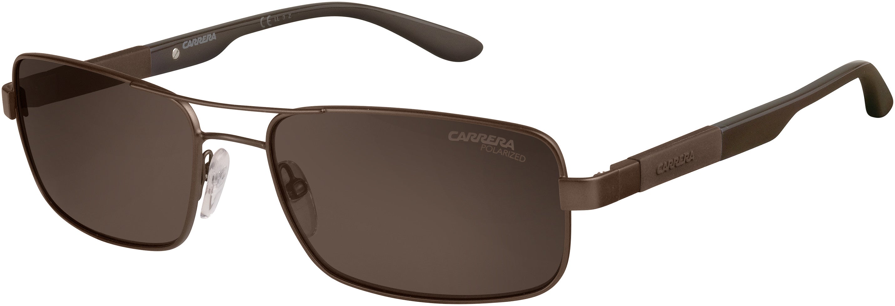  Carrera 8018/S Square Sunglasses 0TVL-0TVL  Matte Brown (SP Bronze Pz)