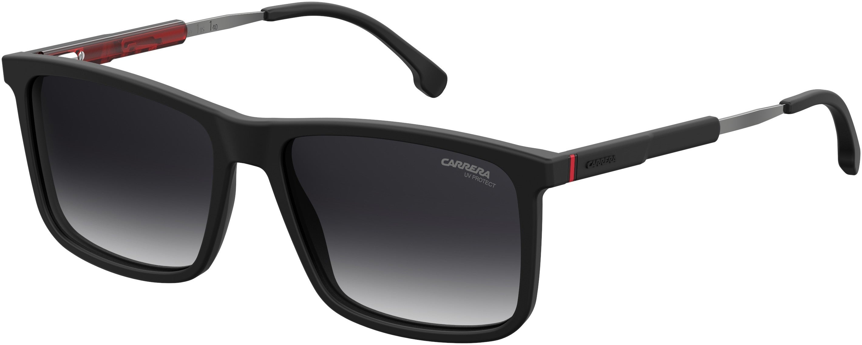  Carrera 8029/S Rectangular Sunglasses 0807-0807  Black (9O Dark Gray Gradient)