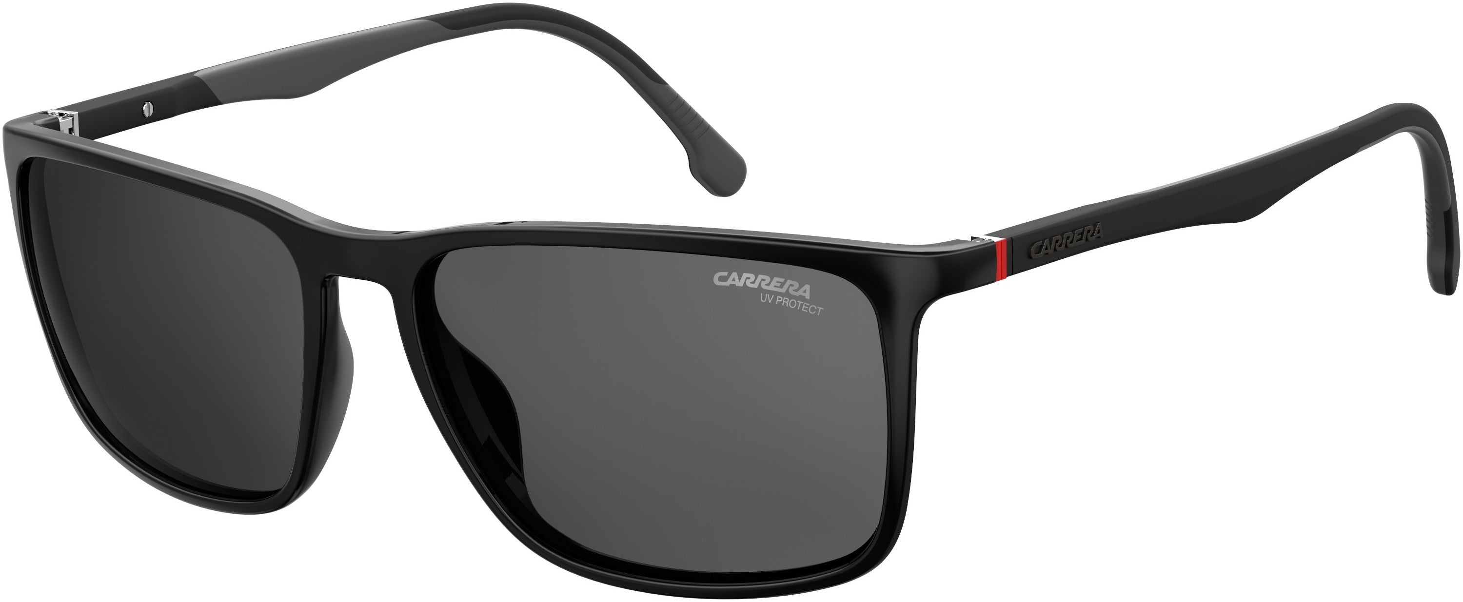  Carrera 8031/S Rectangular Sunglasses 0807-0807  Black (IR Gray)