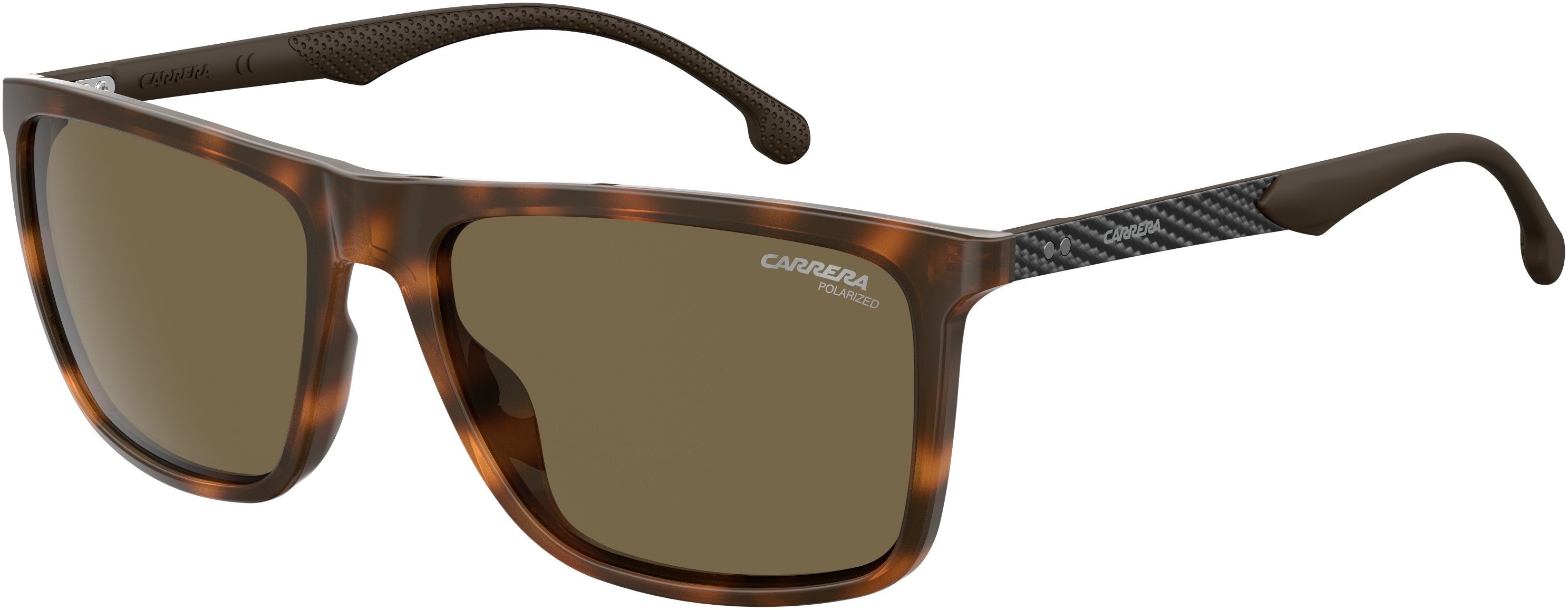  Carrera 8032/S Rectangular Sunglasses 0086-0086  Dark Havana (SP Bronze Pz)