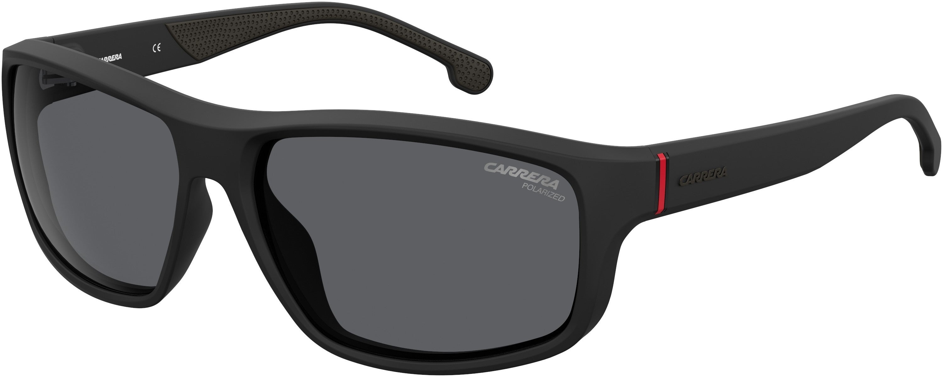  Carrera 8038/S Rectangular Sunglasses 0003-0003  Matte Black (M9 Gray Pz)