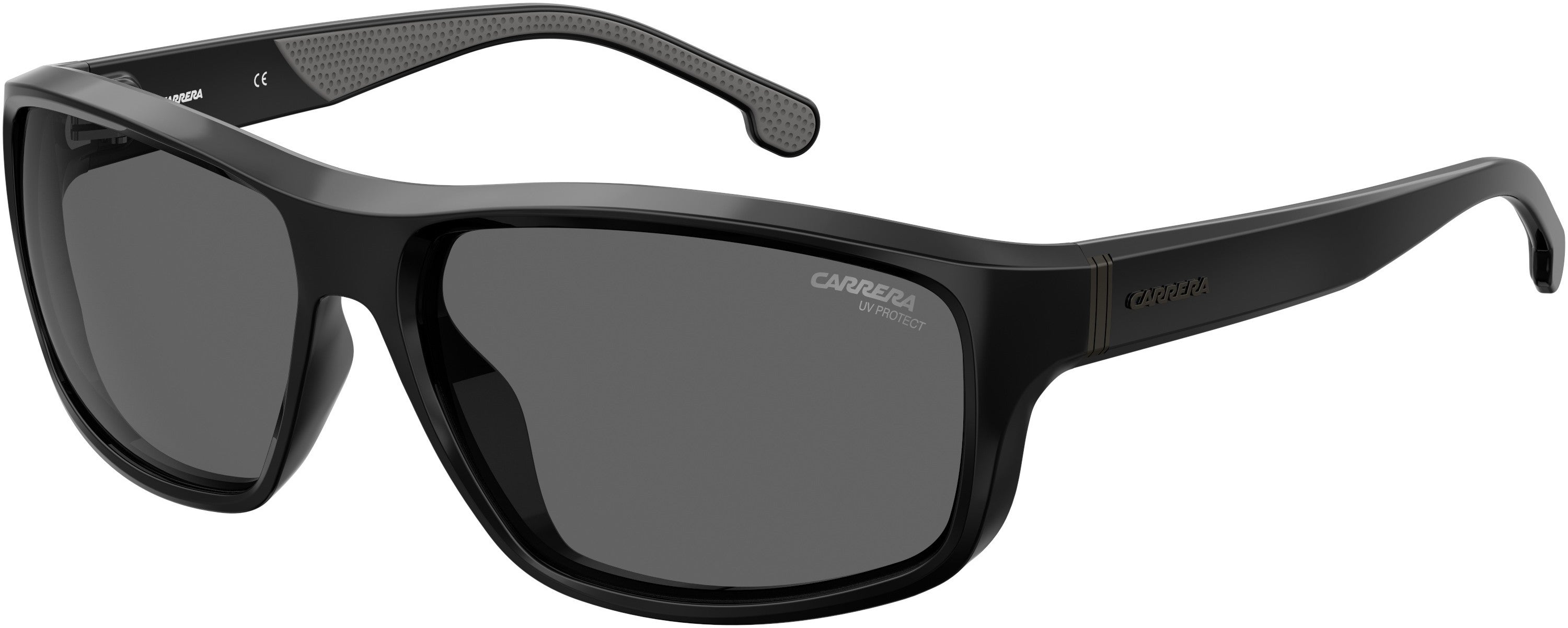  Carrera 8038/S Rectangular Sunglasses 0807-0807  Black (IR Gray)