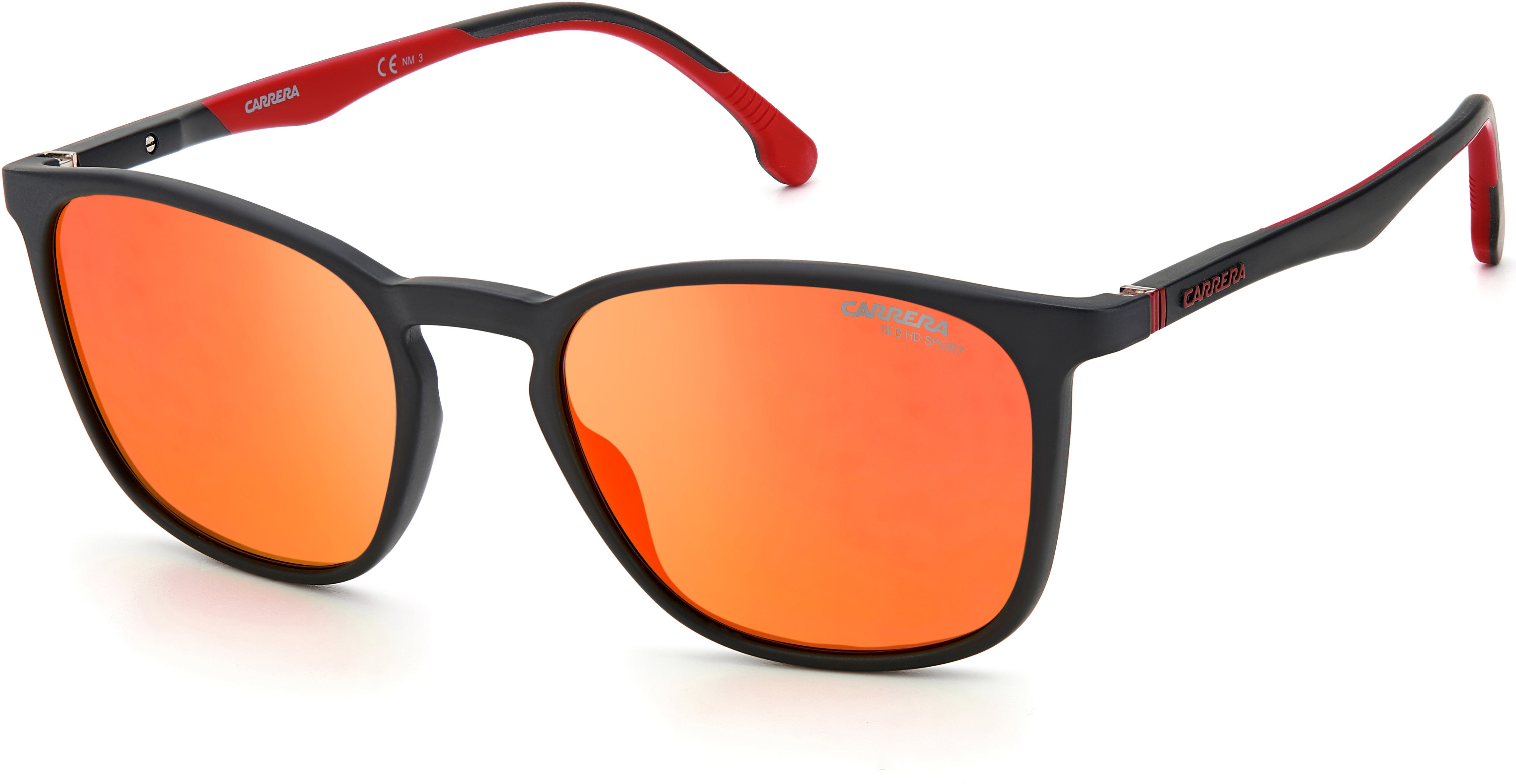  Carrera 8041/S Tea Cup Sunglasses 0OIT-0OIT  Black Redgd (W3 Red Hd Ml Ol)