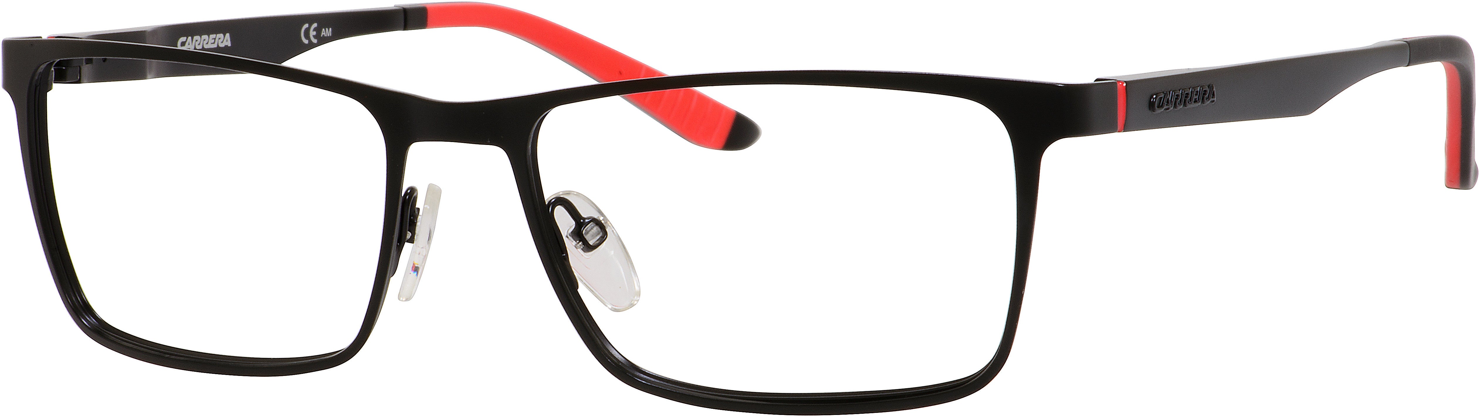  Carrera 8811 Rectangular Eyeglasses 0003-0003  Matte Black (00 Demo Lens)