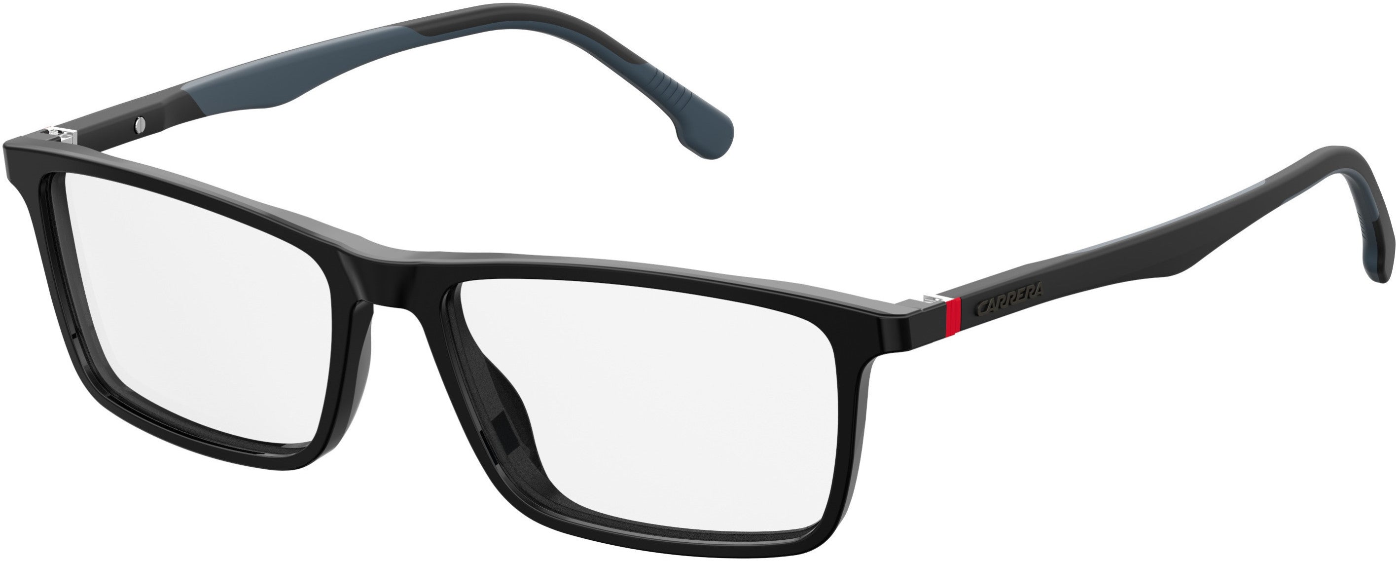  Carrera 8828/V Rectangular Eyeglasses 0807-0807  Black (00 Demo Lens)
