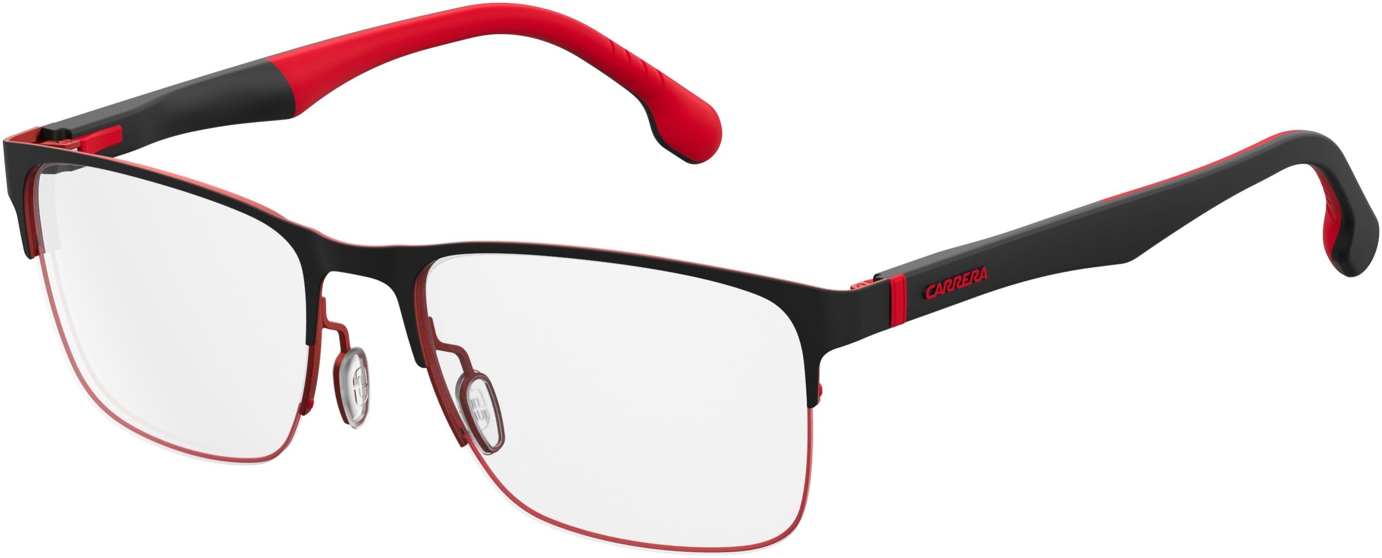  Carrera 8830/V Rectangular Eyeglasses 0BLX-0BLX  Bkrt Crystal Red (00 Demo Lens)