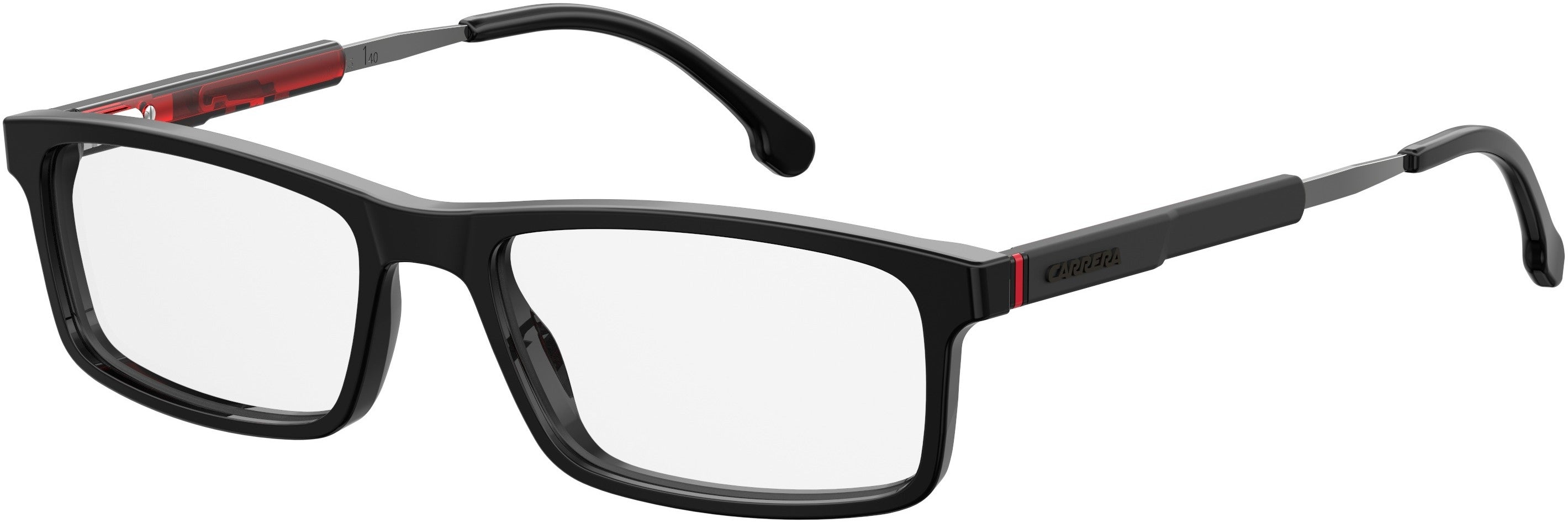  Carrera 8837 Rectangular Eyeglasses 0807-0807  Black (00 Demo Lens)