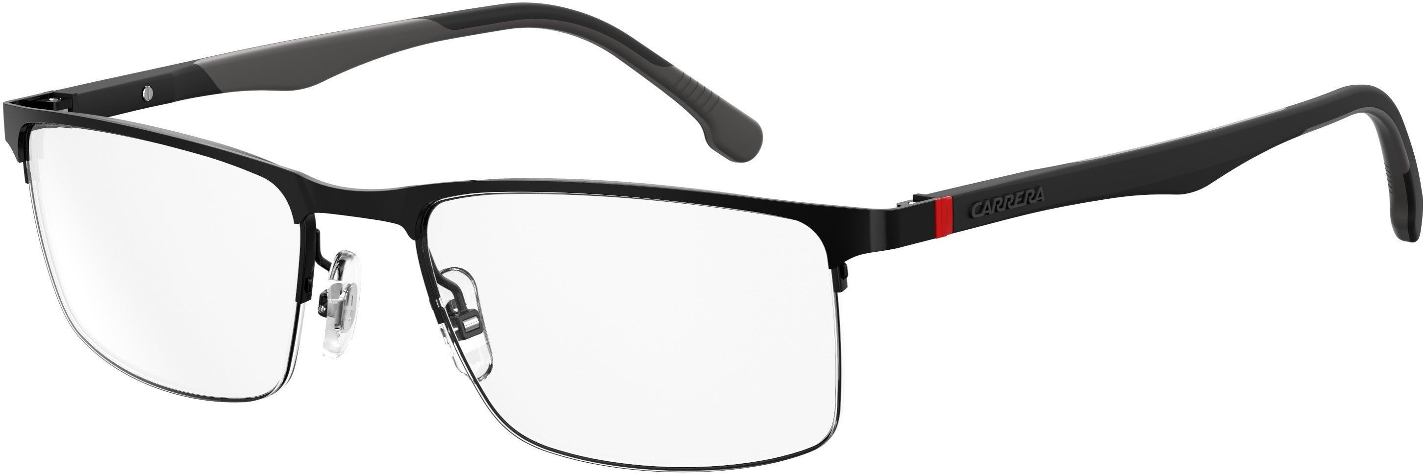  Carrera 8843 Rectangular Eyeglasses 0807-0807  Black (00 Demo Lens)