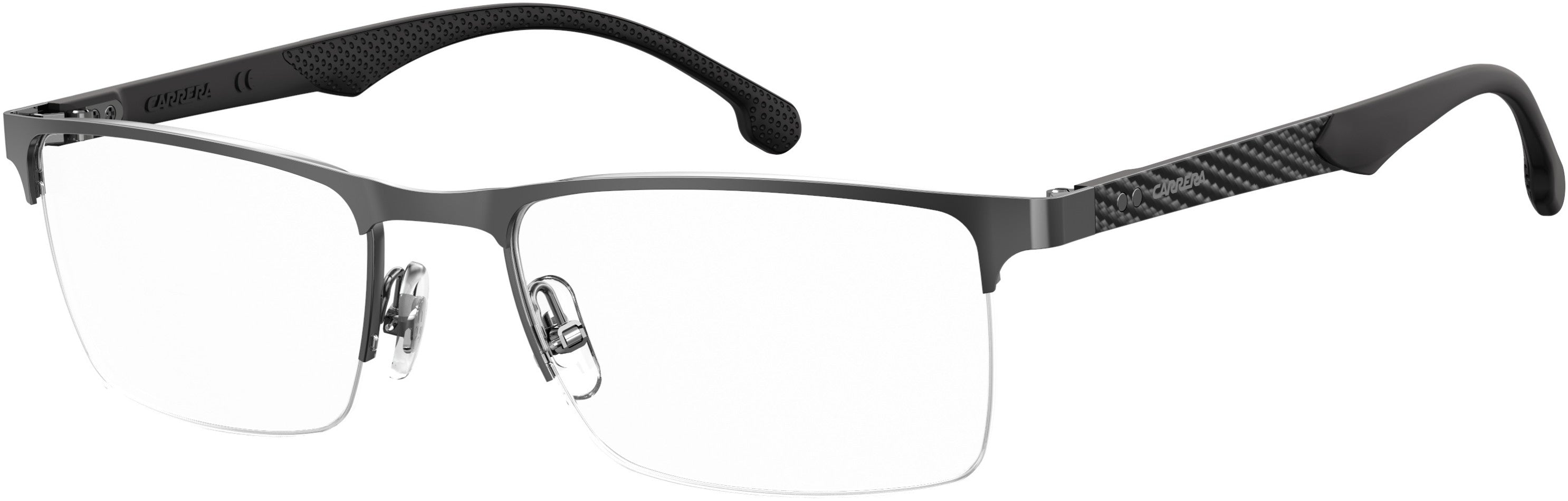  Carrera 8846 Rectangular Eyeglasses 0KJ1-0KJ1  Dark Ruthenium (00 Demo Lens)