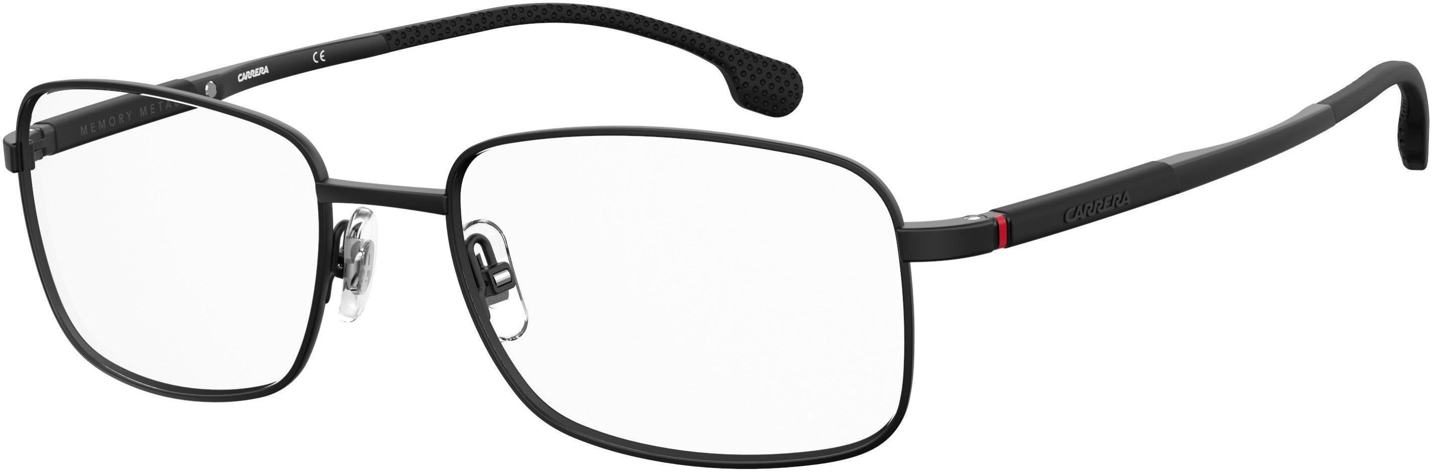  Carrera 8848 Rectangular Eyeglasses 0003-0003  Matte Black (00 Demo Lens)