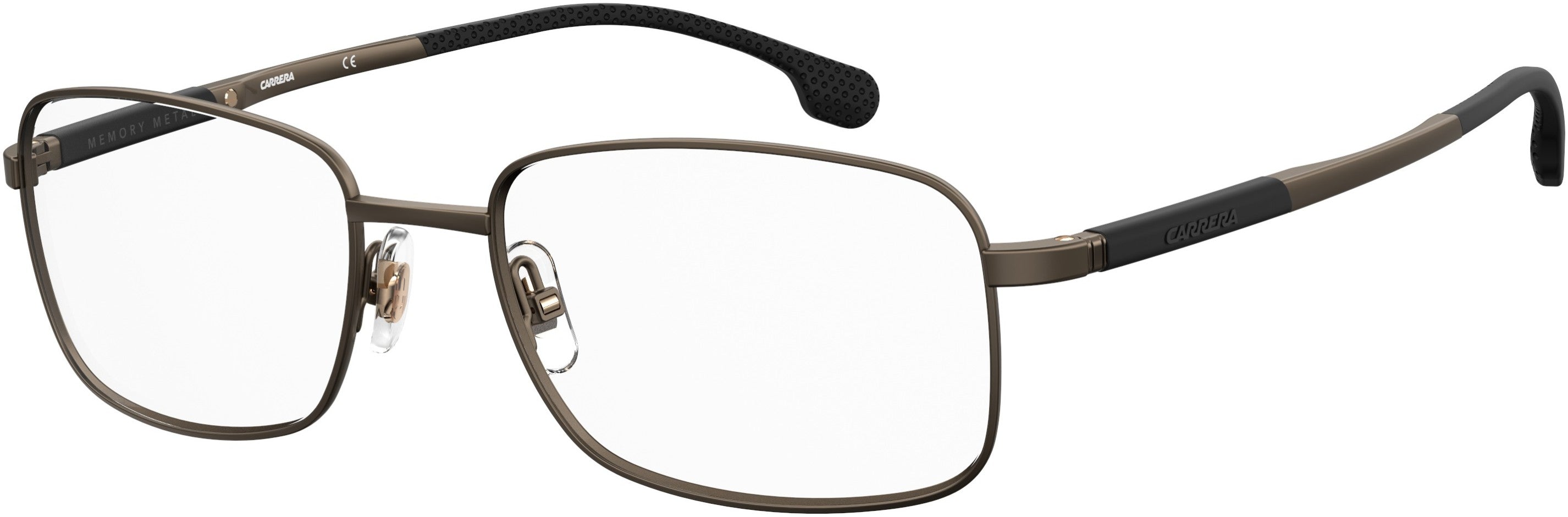  Carrera 8848 Rectangular Eyeglasses 0VZH-0VZH  Matte Bronze (00 Demo Lens)