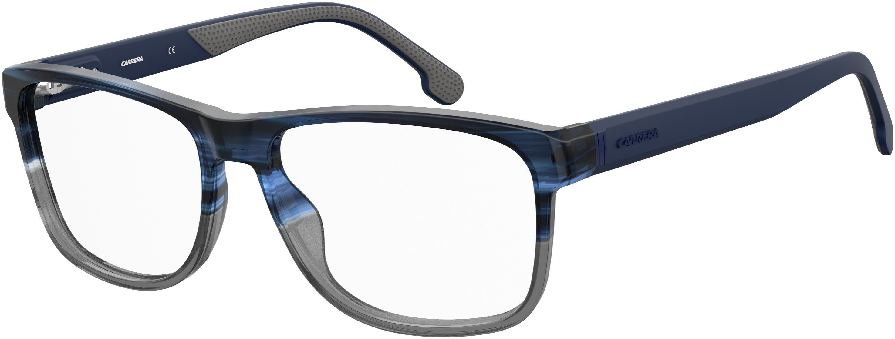  Carrera 8851 Rectangular Eyeglasses 03HH-03HH  Blue Gray Black (00 Demo Lens)