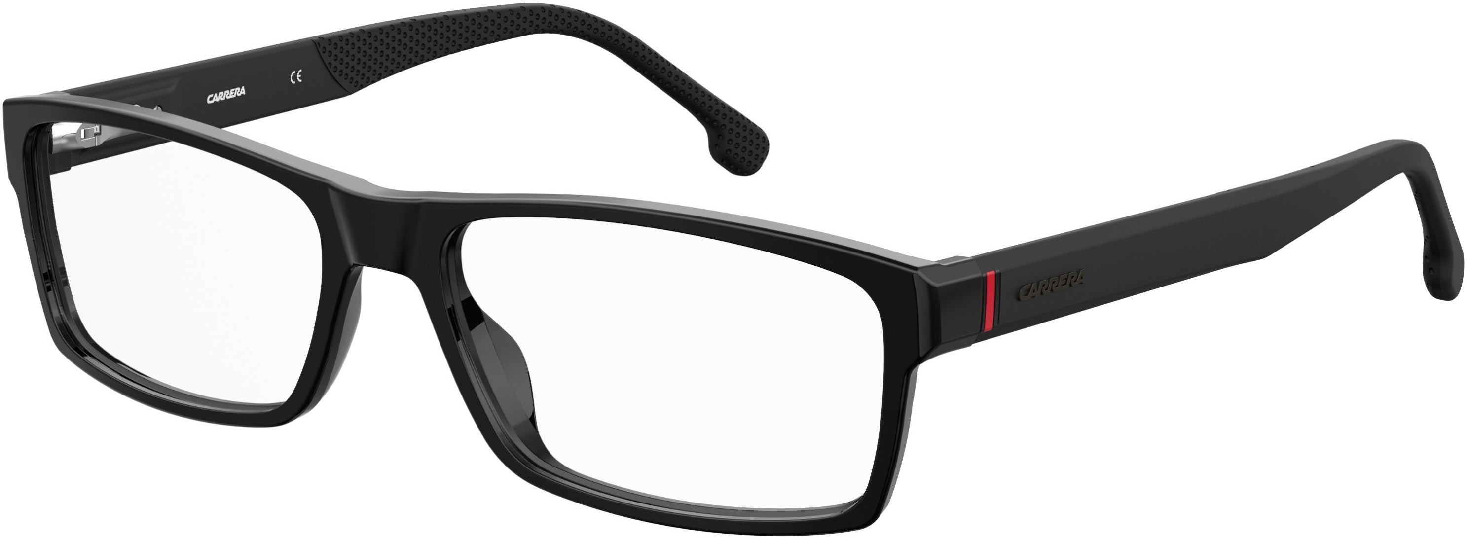  Carrera 8852 Rectangular Eyeglasses 0807-0807  Black (00 Demo Lens)