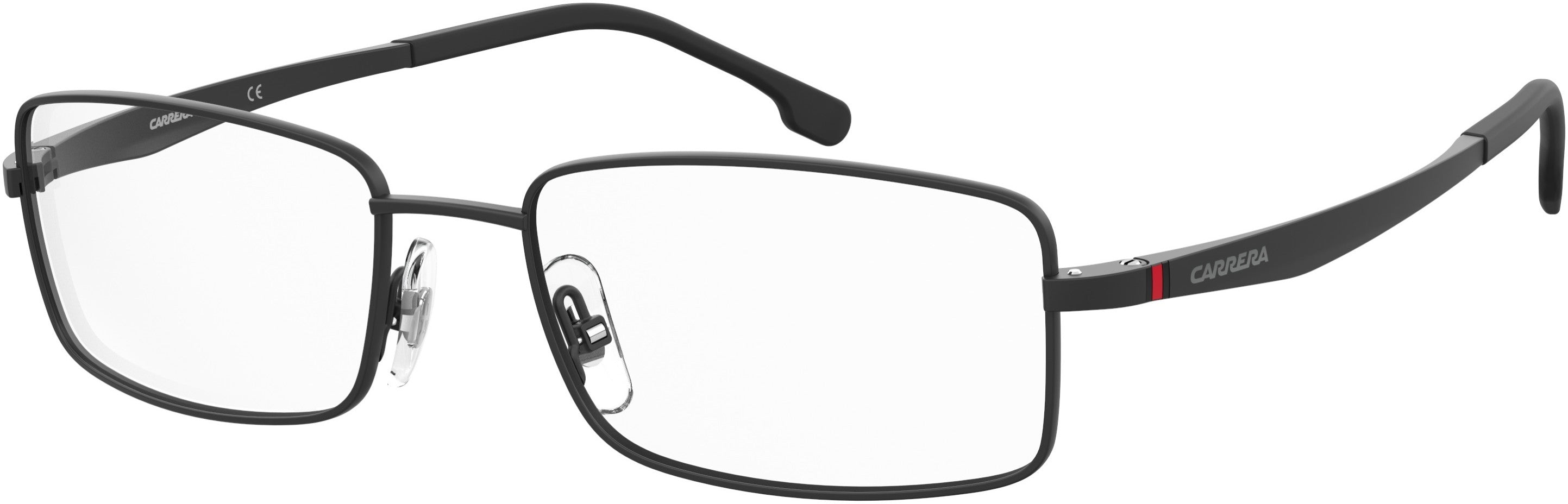  Carrera 8855 Rectangular Eyeglasses 0003-0003  Matte Black (00 Demo Lens)
