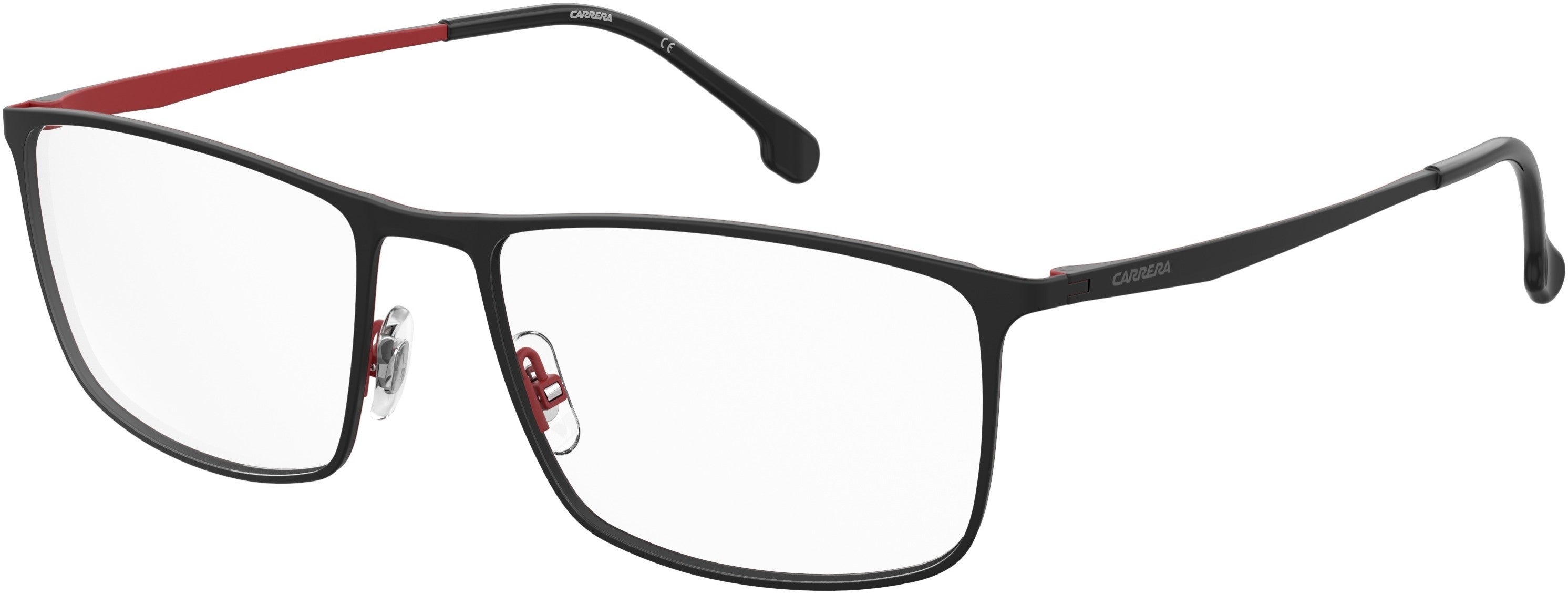  Carrera 8857 Rectangular Eyeglasses 0003-0003  Matte Black (00 Demo Lens)