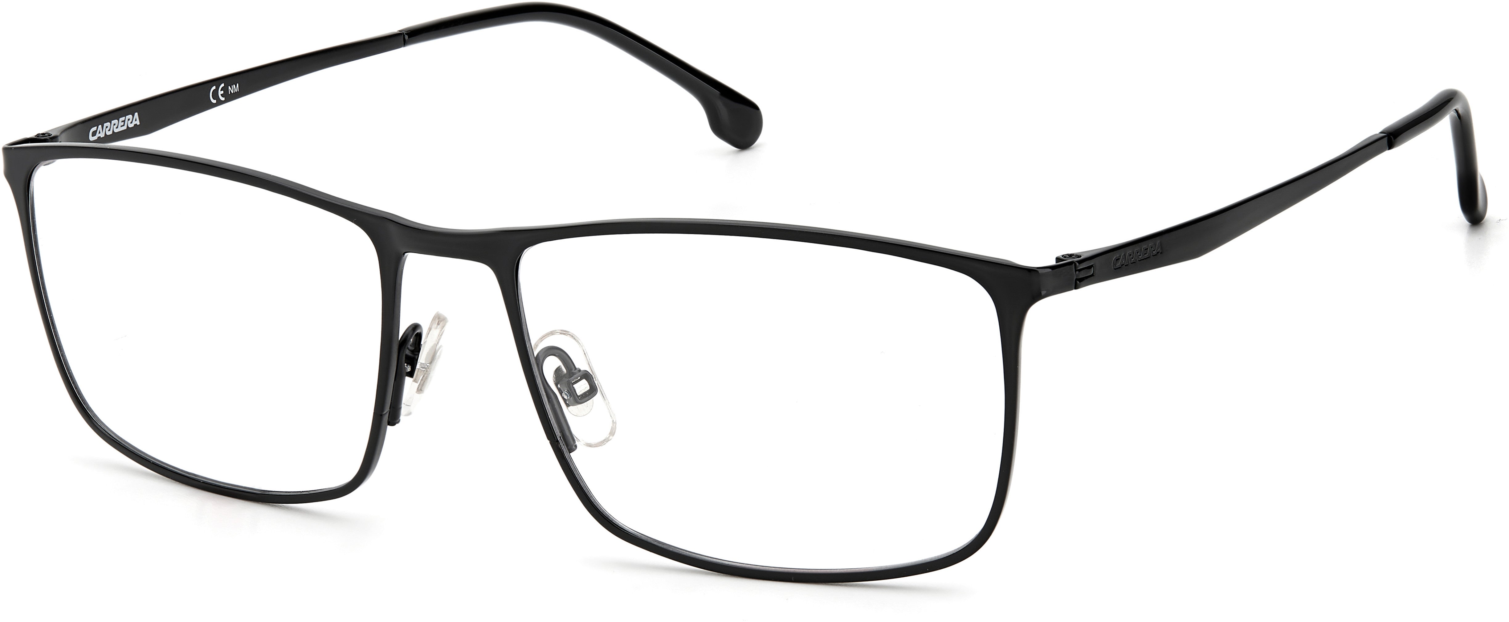  Carrera 8857 Rectangular Eyeglasses 0807-0807  Black (00 Demo Lens)