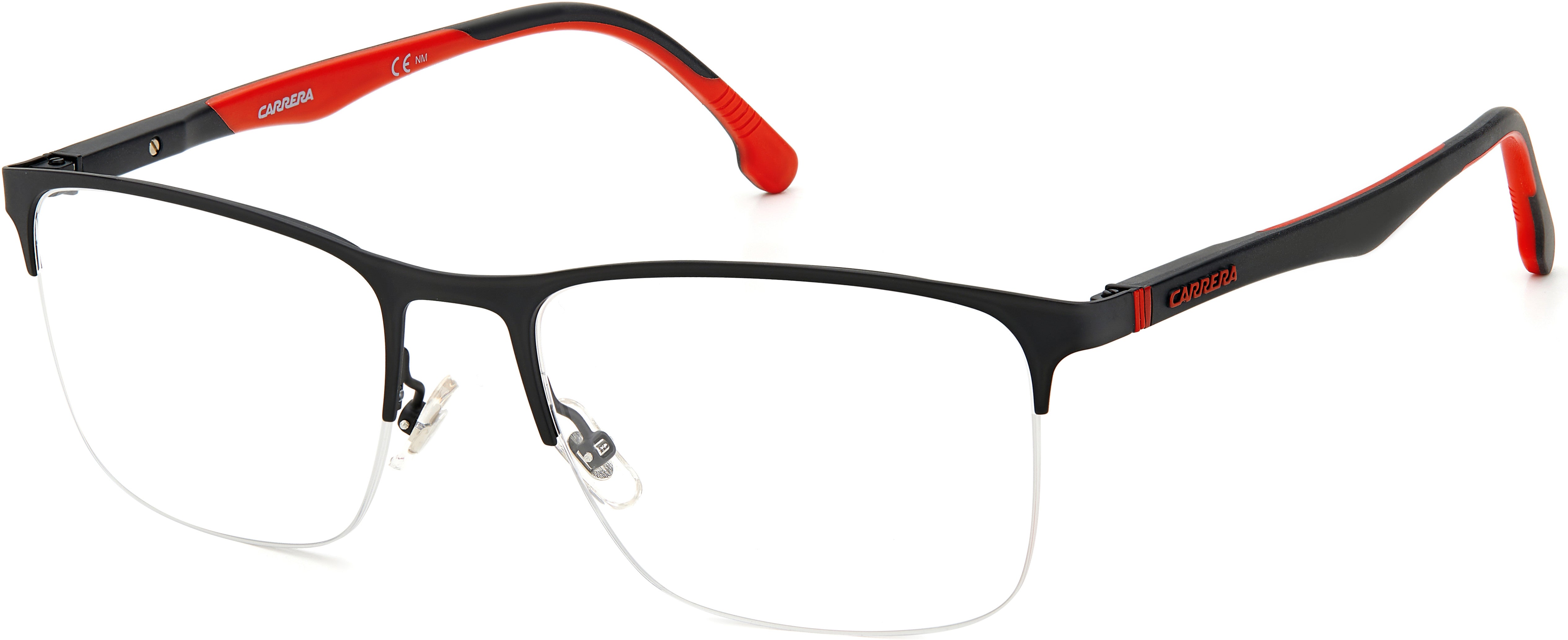  Carrera 8861 Rectangular Eyeglasses 0003-0003  Matte Black (00 Demo Lens)