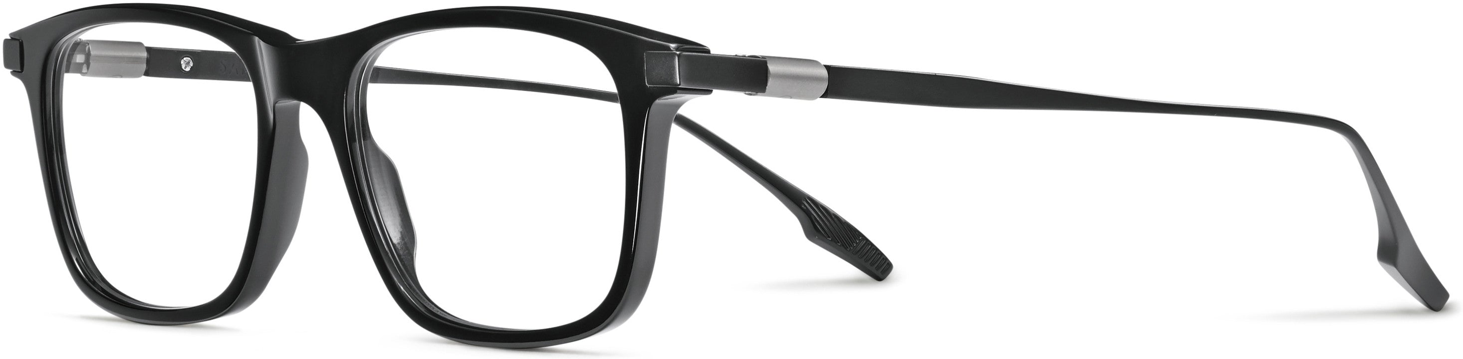 Safilo 2.0 Calibro 02 Rectangular Eyeglasses 0807-0807  Black (00 Demo Lens)