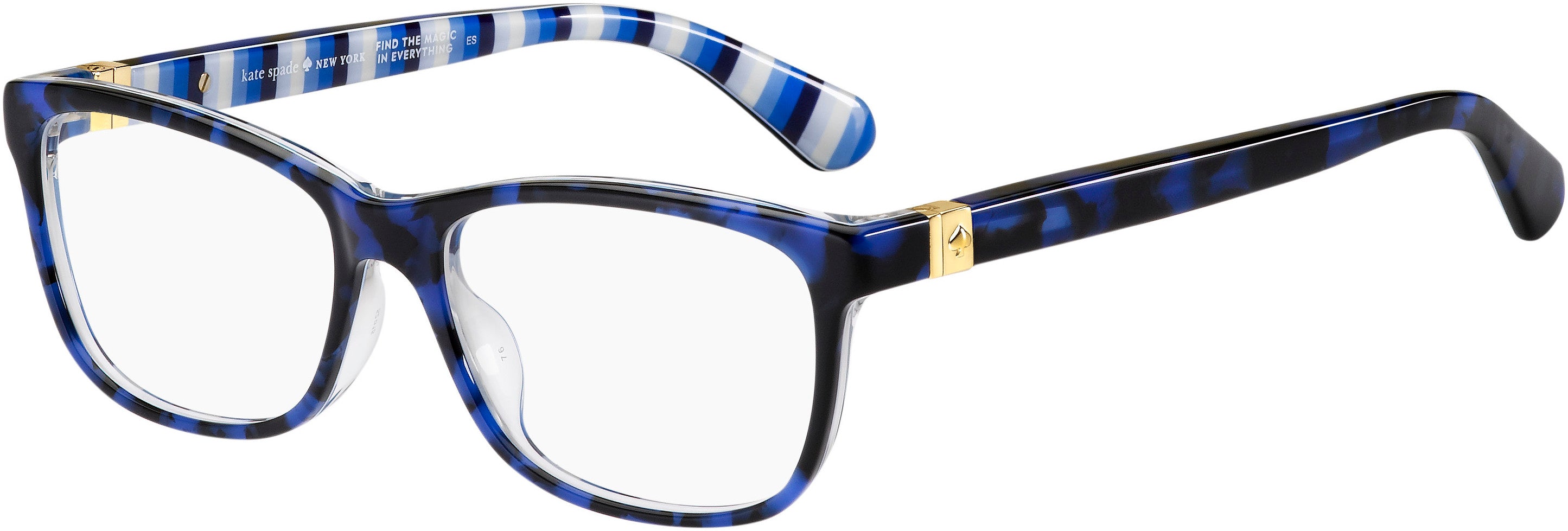 Kate Spade Calley Rectangular Eyeglasses 0PJP-0PJP  Blue (00 Demo Lens)
