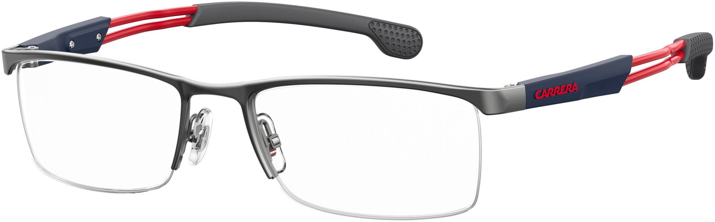  Carrera 4408 Rectangular Eyeglasses 0R81-0R81  Matte Ruthenium (00 Demo Lens)