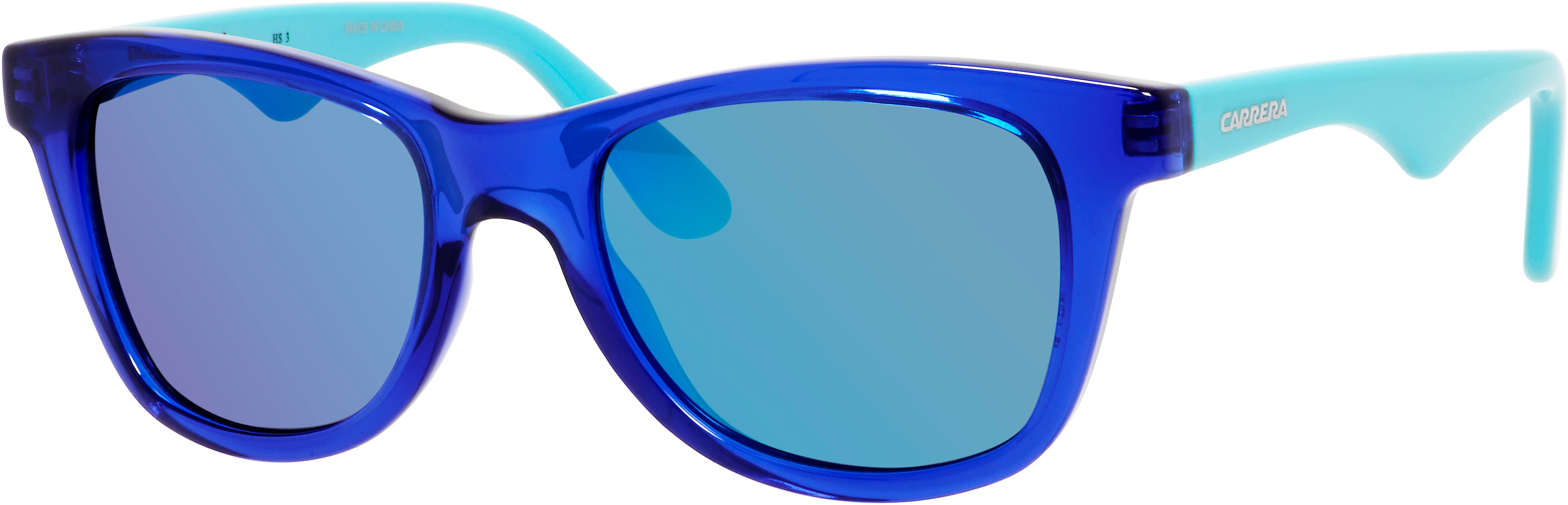 Carrera Carrerino 10 Rectangular Sunglasses 0DDV-0DDV  Blue Transparent (Z9 Green Multi Pz)