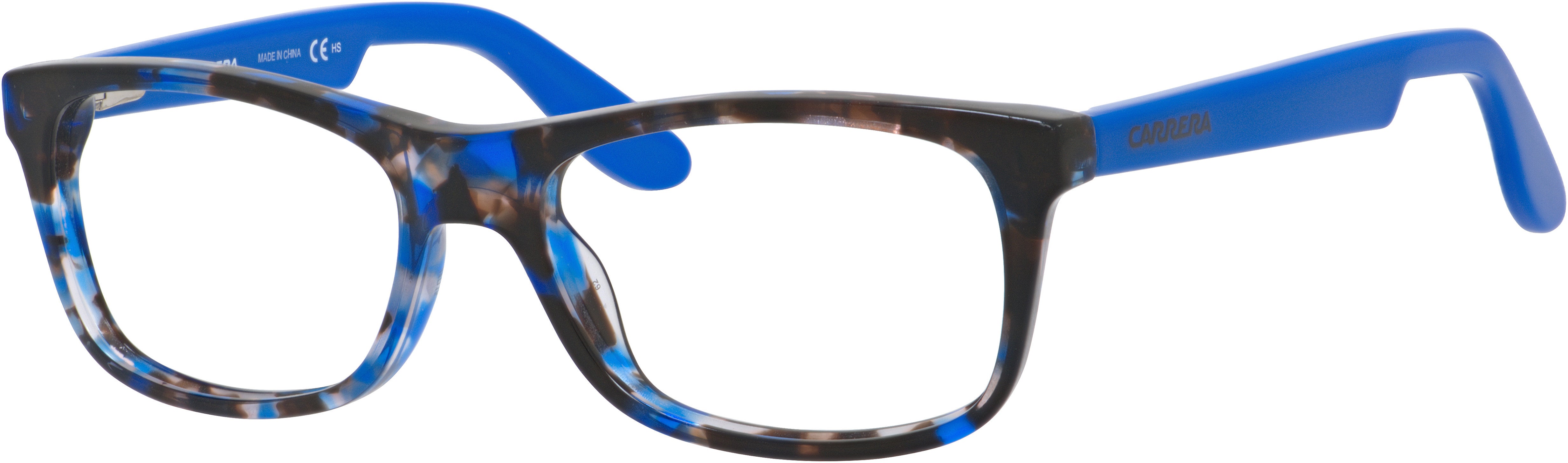 Carrera Carrerino 57 Square Eyeglasses 0WA5-0WA5  Havana Blue (00 Demo Lens)