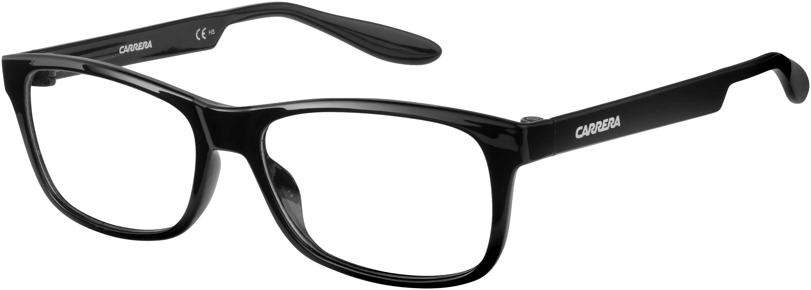 Carrera Carrerino 61 Rectangular Eyeglasses 0D28-0D28  Shiny Black (00 Demo Lens)