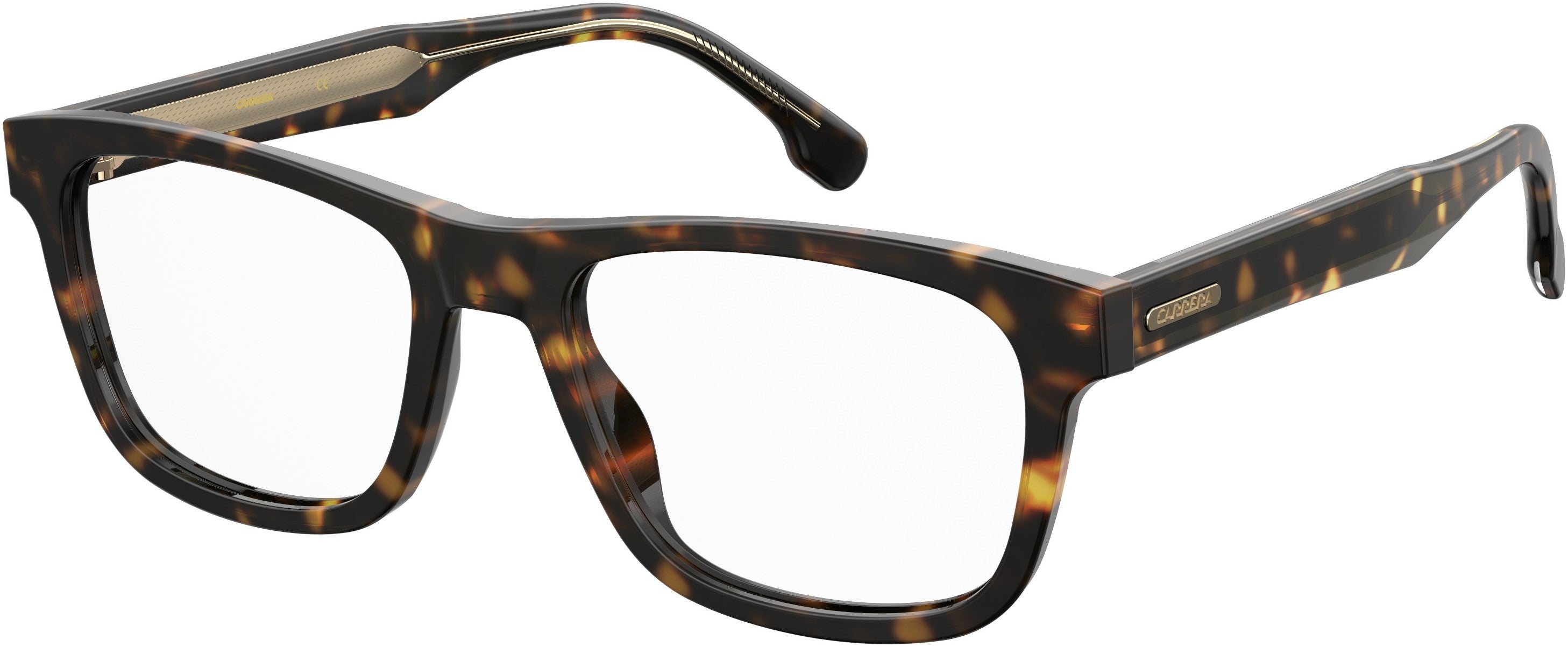  Carrera 249 Rectangular Eyeglasses 0086-0086  Dark Havana (00 Demo Lens)