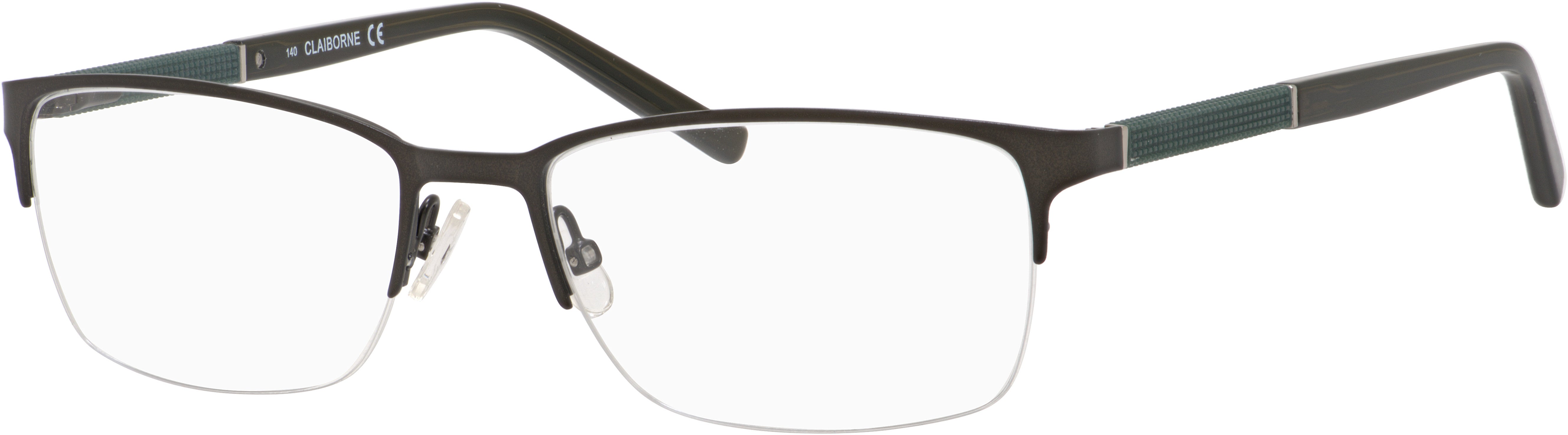  Claiborne 225 Rectangular Eyeglasses 0DT8-0DT8  Olive (00 Demo Lens)