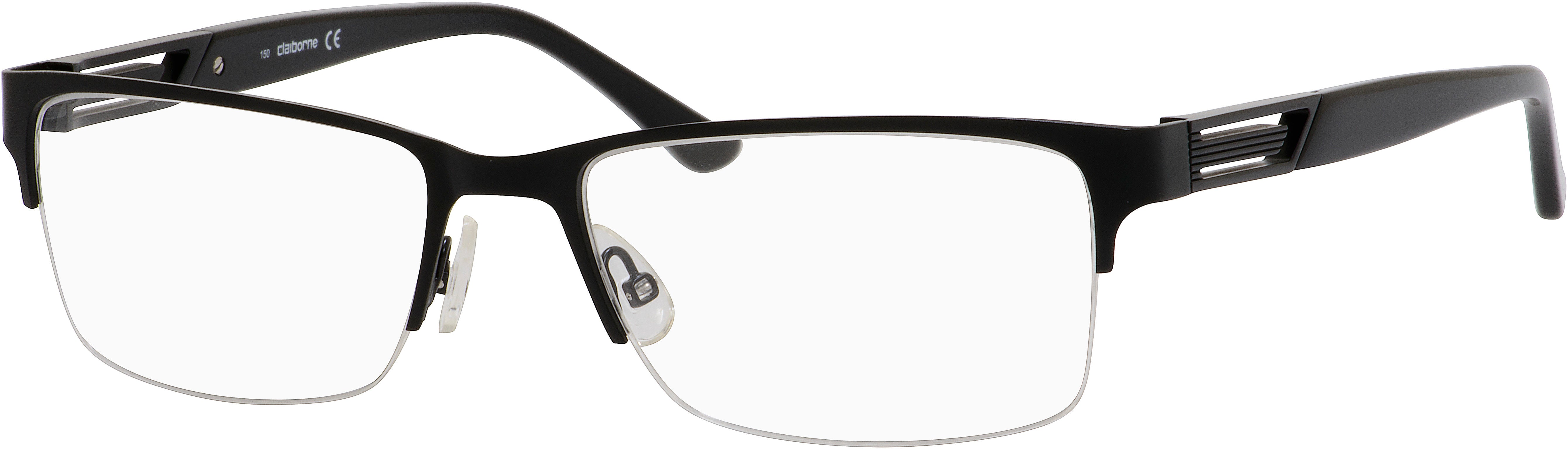  Claiborne 226 Rectangular Eyeglasses 0003-0003  Black (00 Demo Lens)